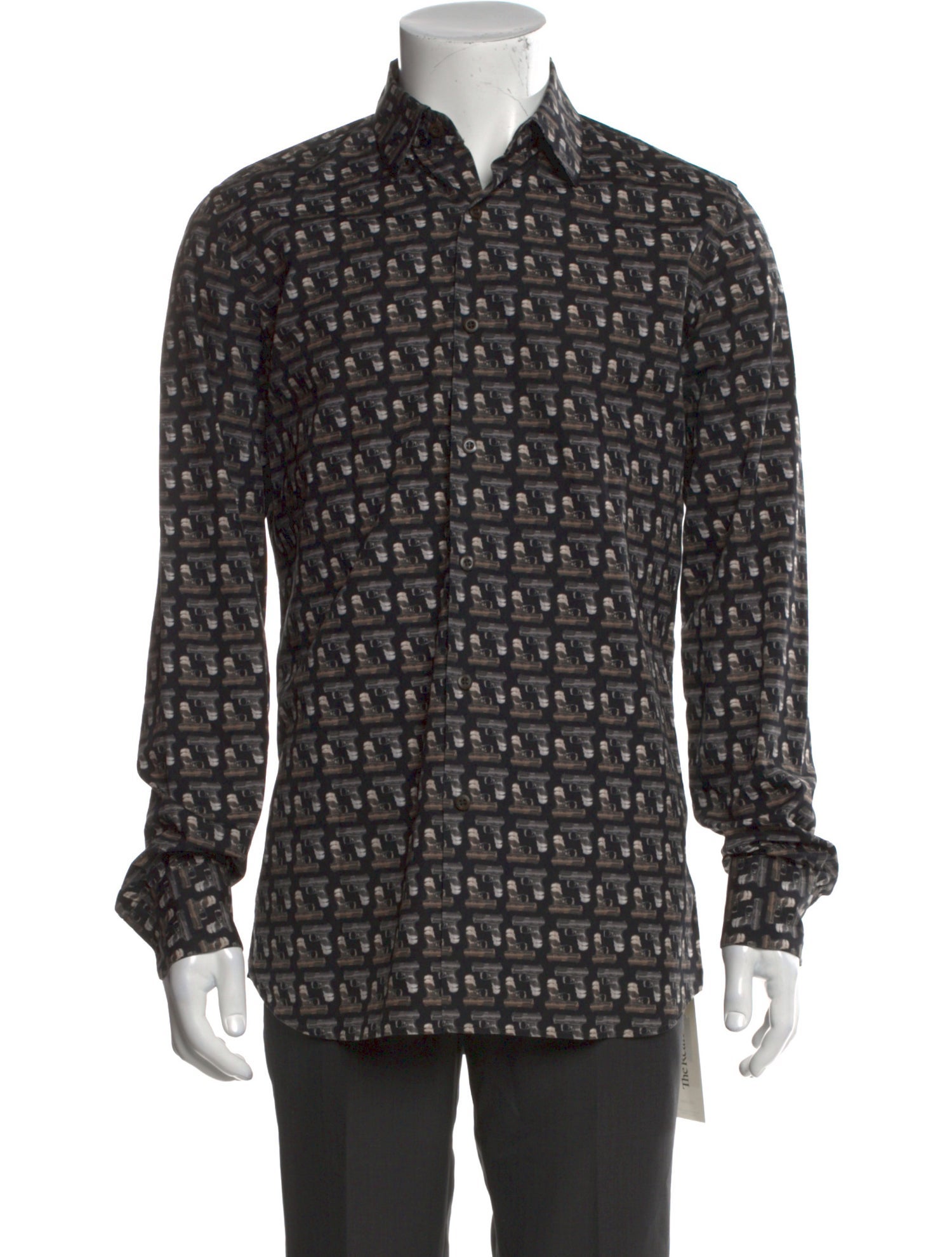 Prada 2017 Printed Dress Shirt