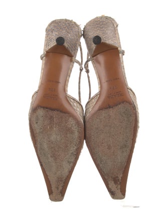 Prada Python Pumps