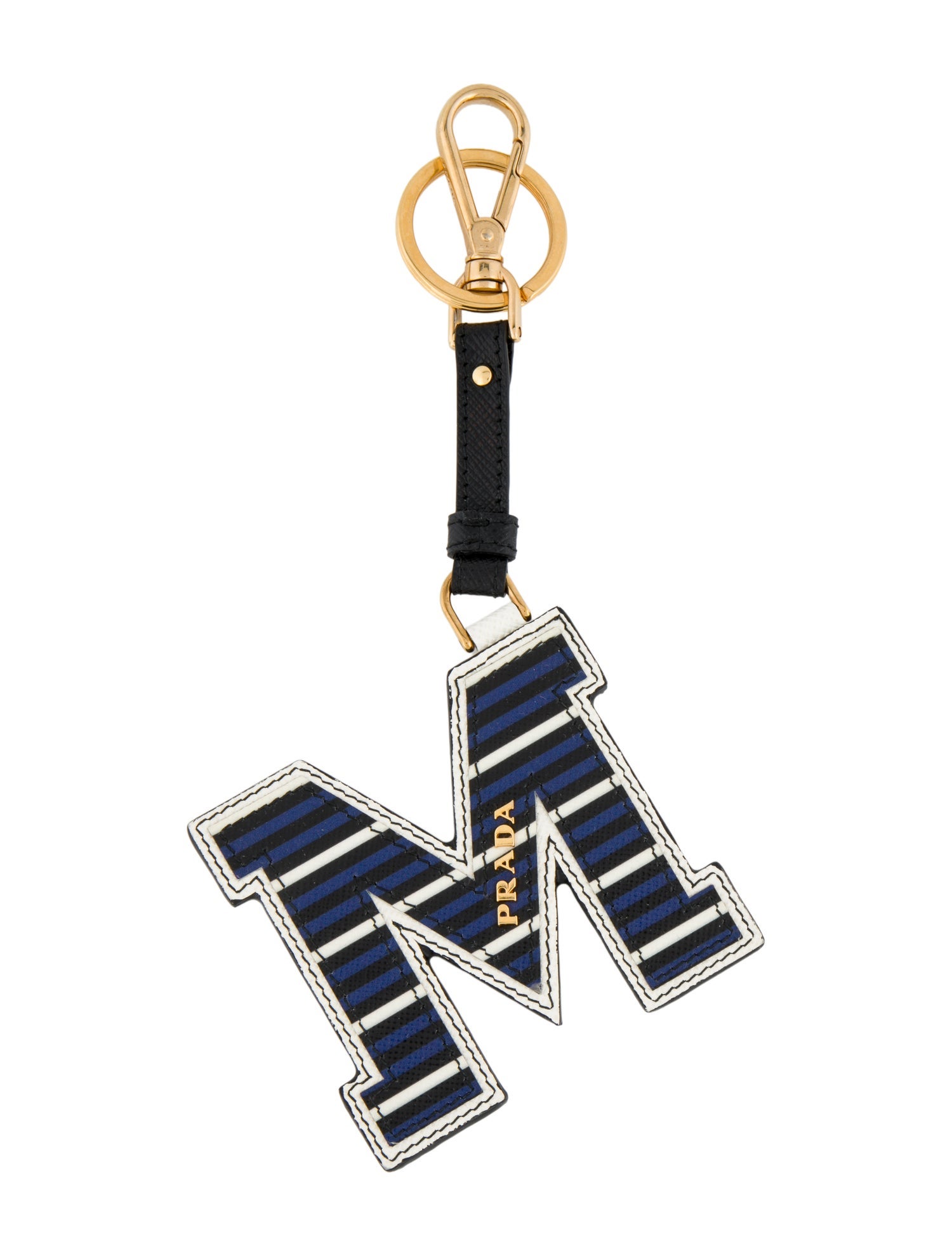Prada "M" Shaped Keychain
