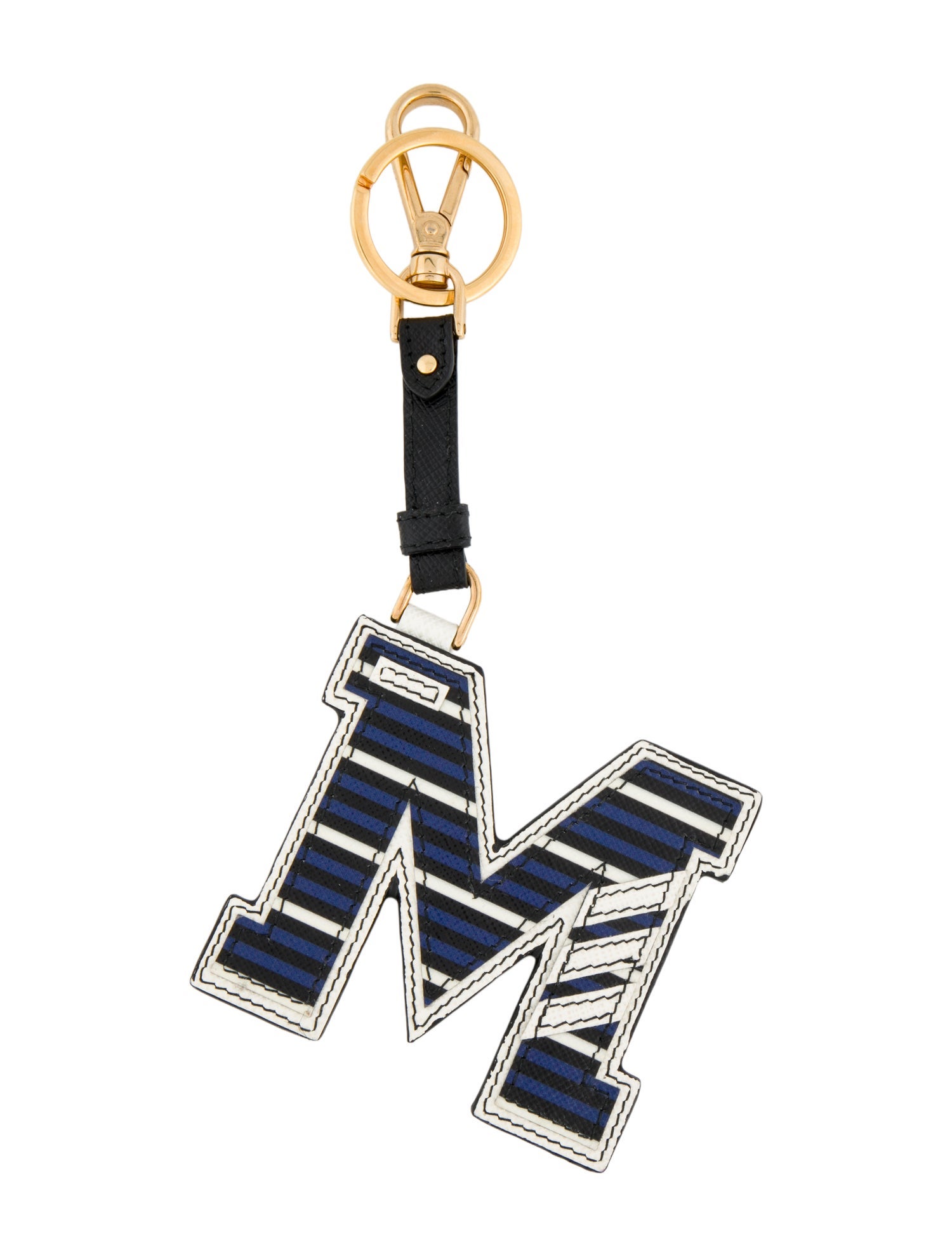 Prada "M" Shaped Keychain