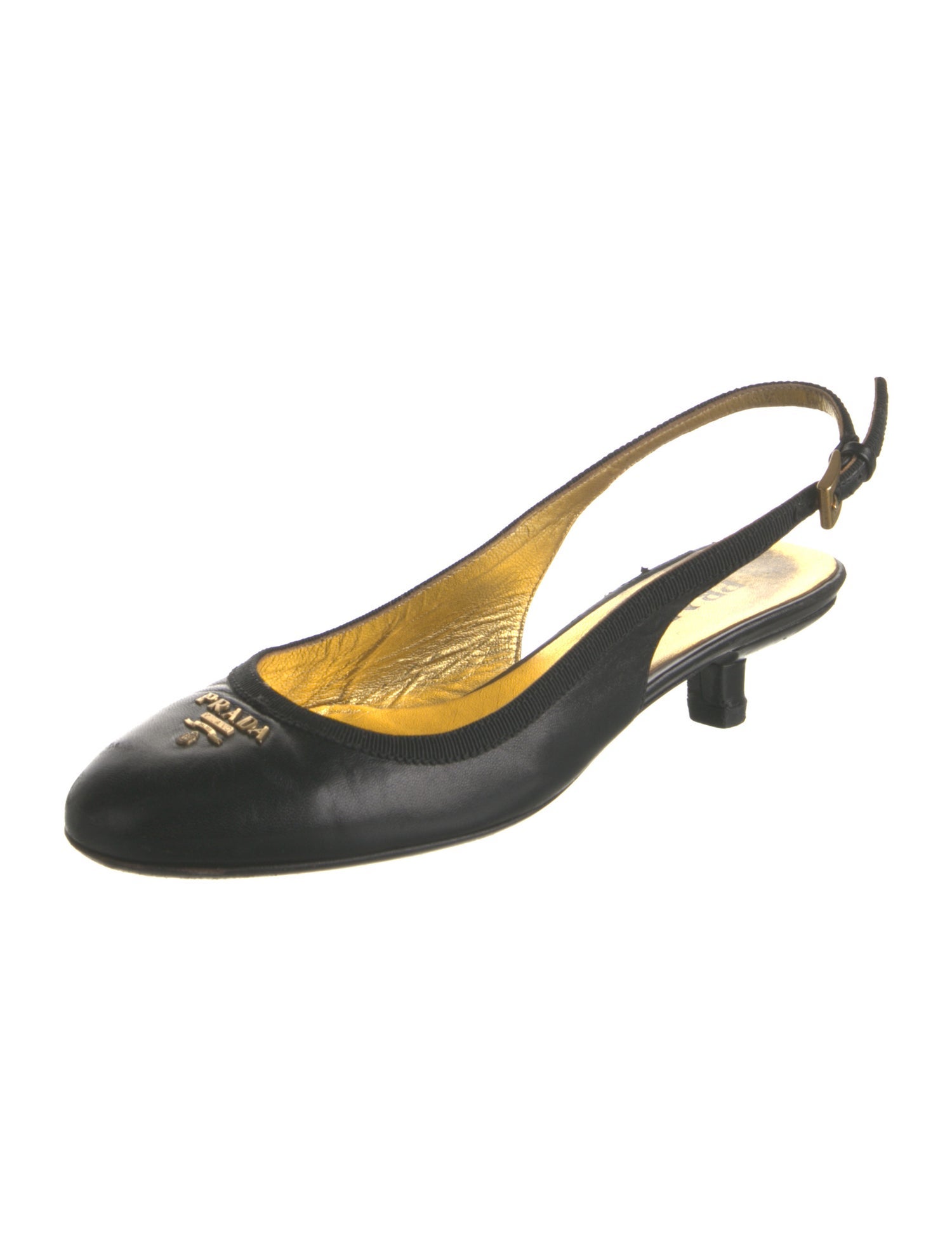 Prada Leather Slingback Pumps