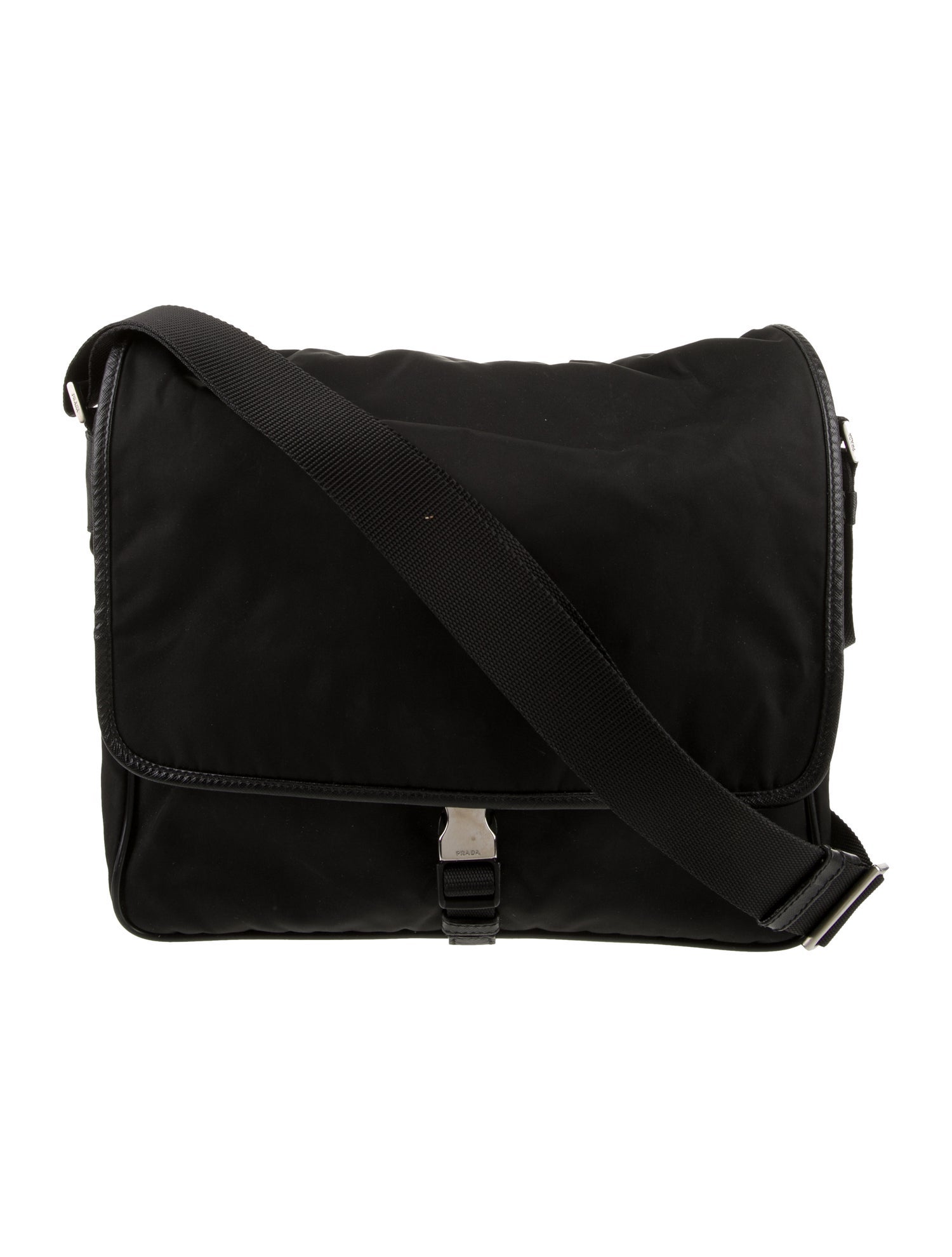 Prada Tessuto Nylon Messenger Bag Vintage