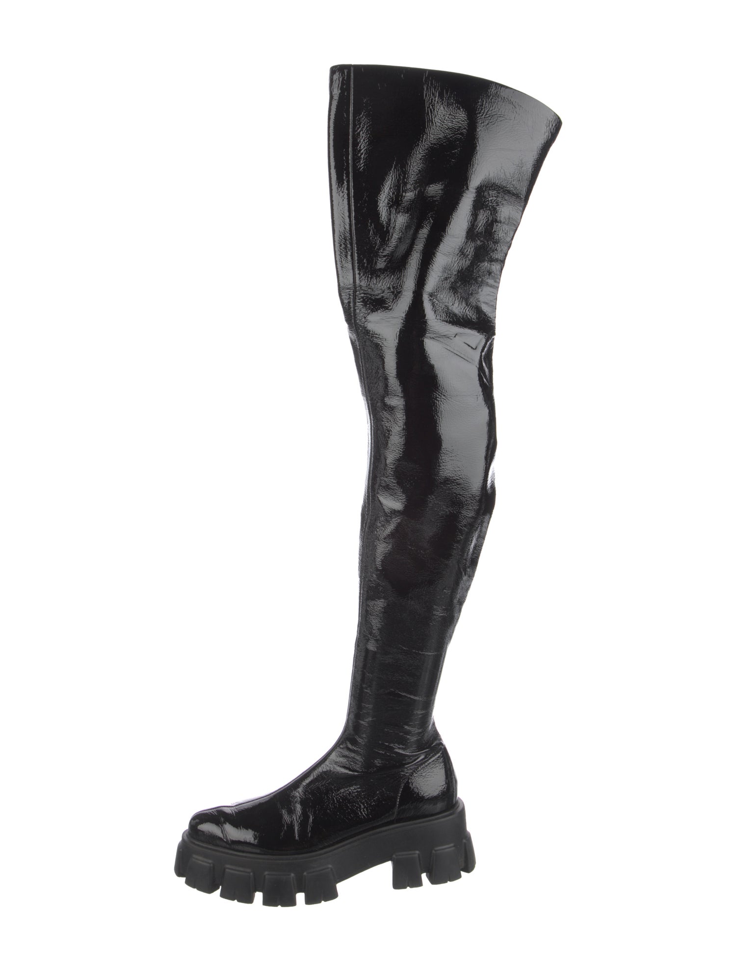 Prada Patent Leather Boots
