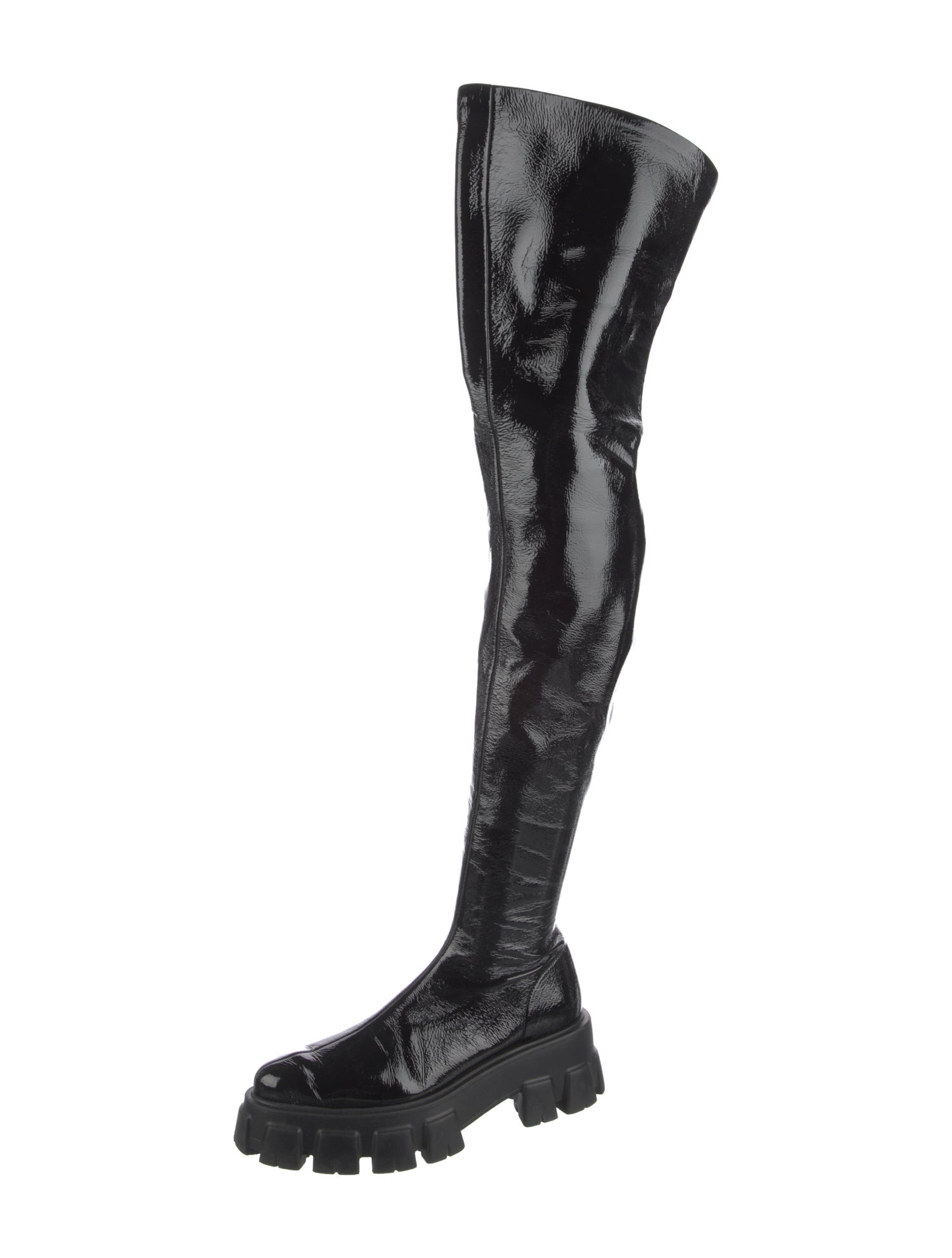 Prada Patent Leather Boots