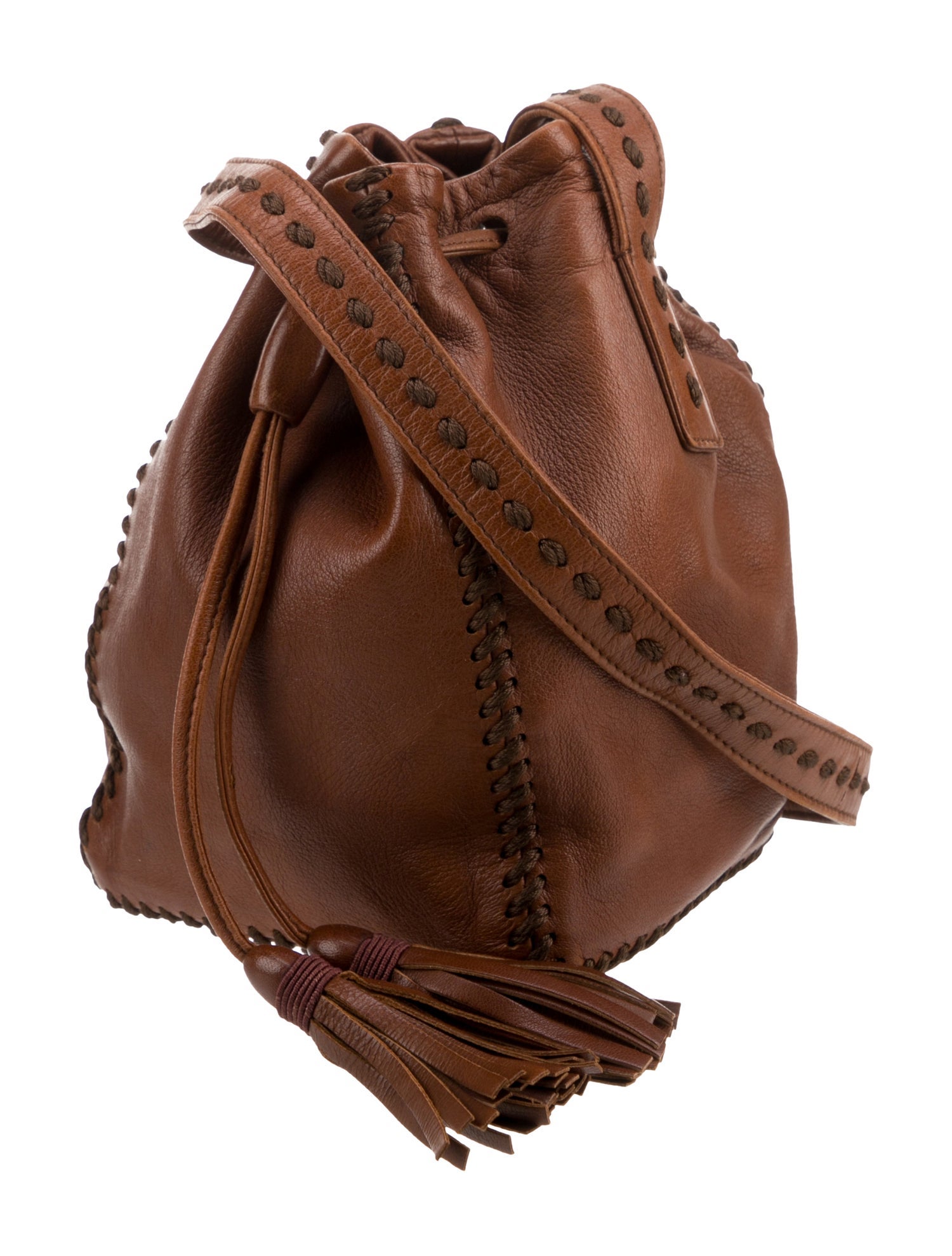 Leather Bucket Bag