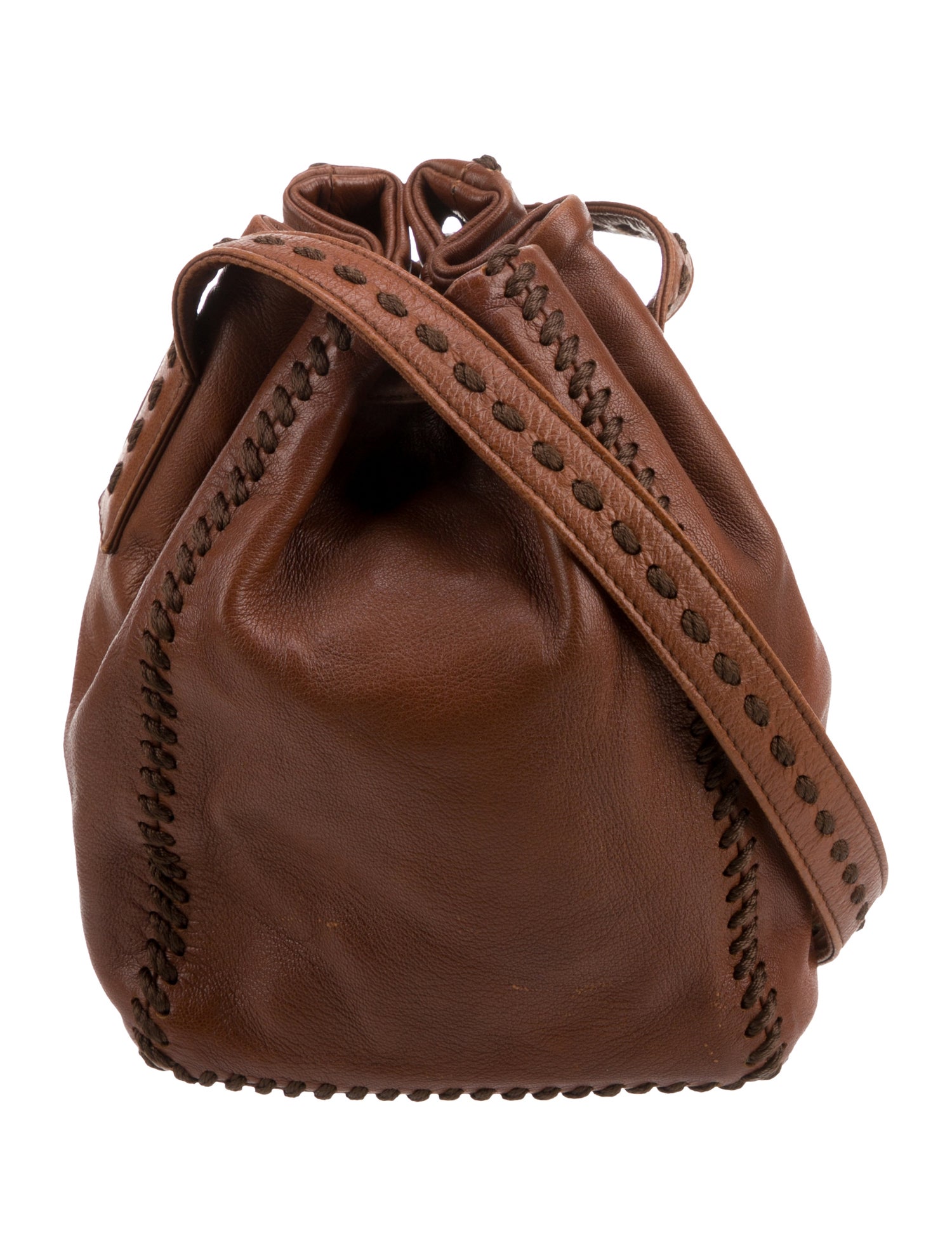 Leather Bucket Bag