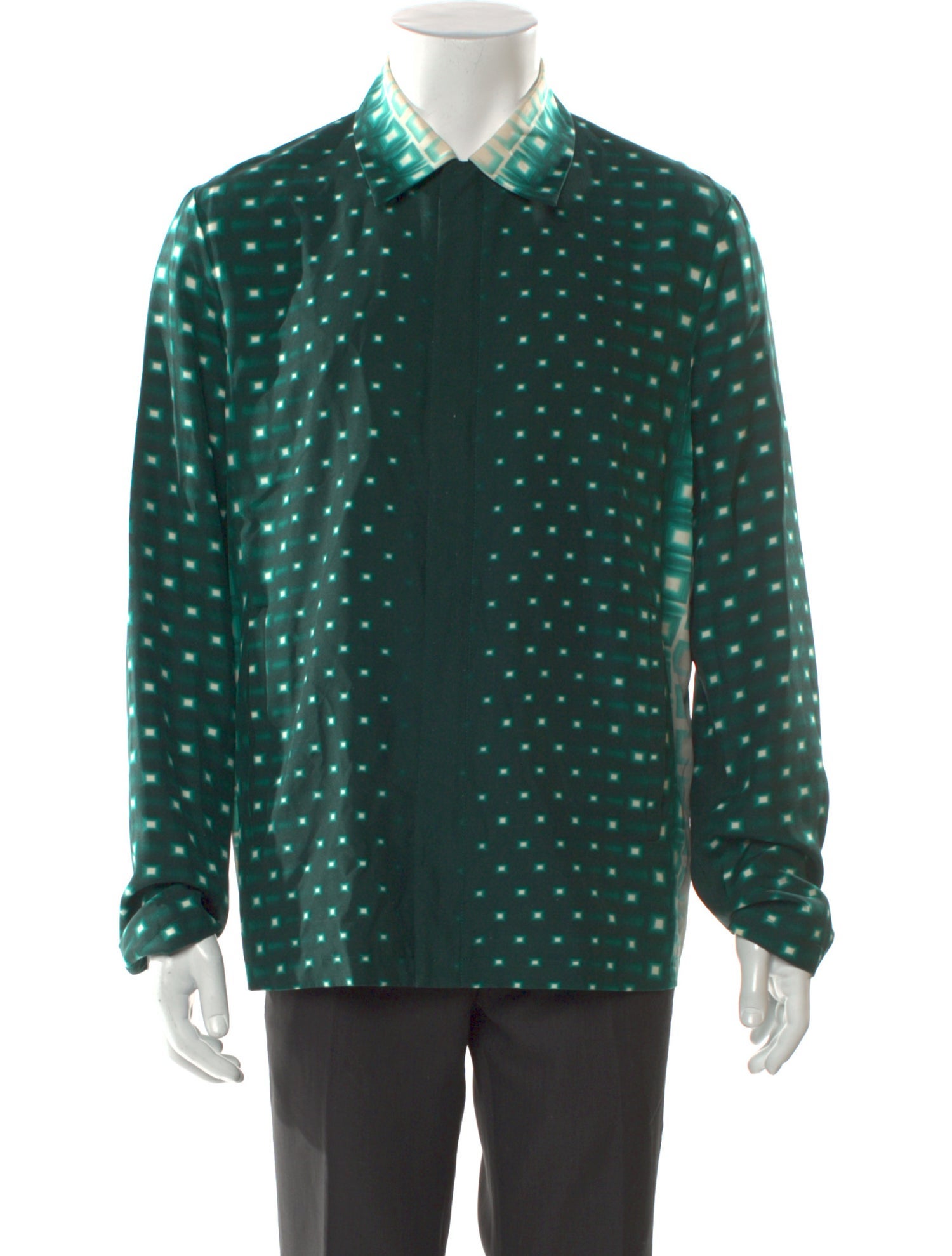 Prada 2010's Polka Dot Print Moto Jacket