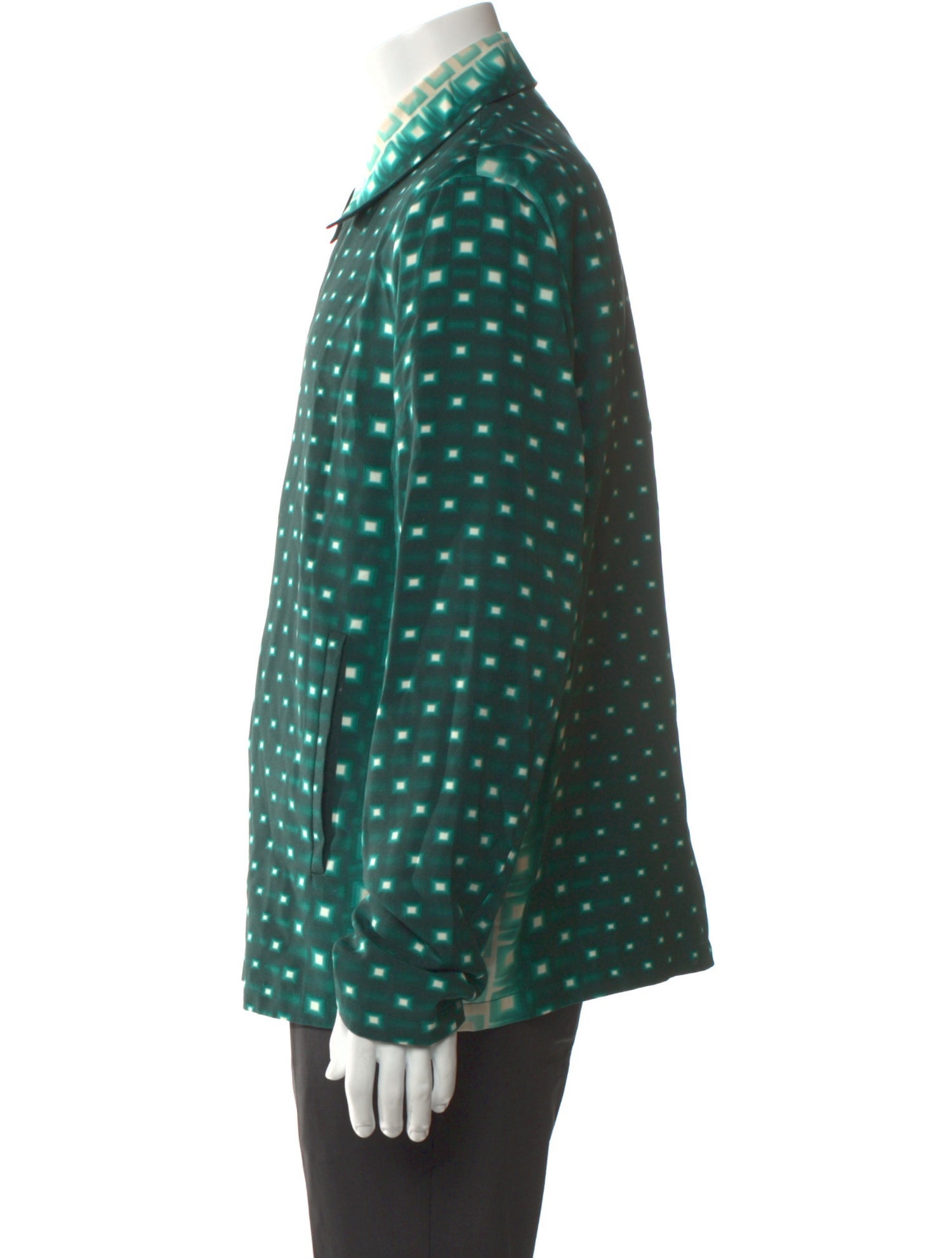 Prada 2010's Polka Dot Print Moto Jacket