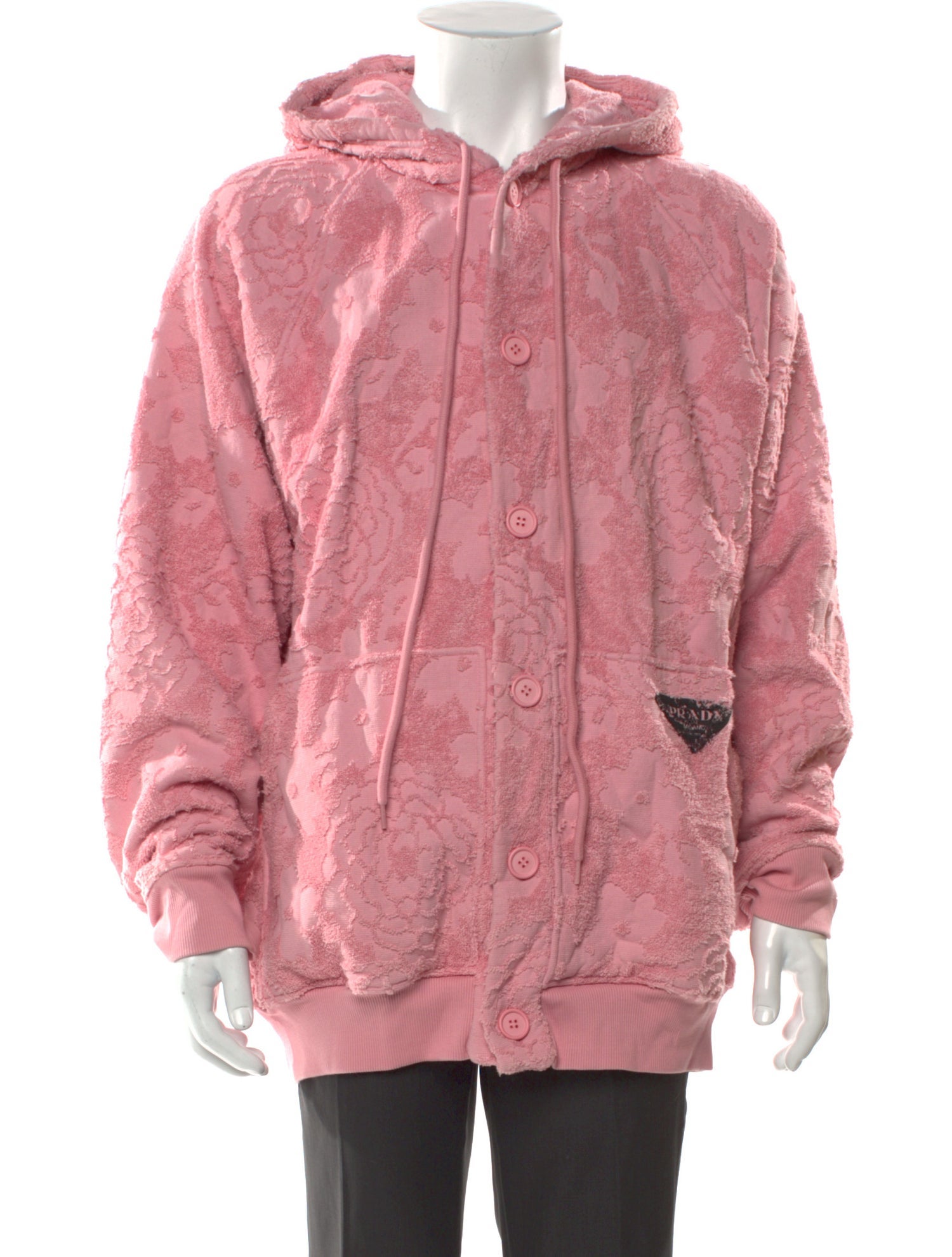 Prada 2022 V-Neck Hoodie