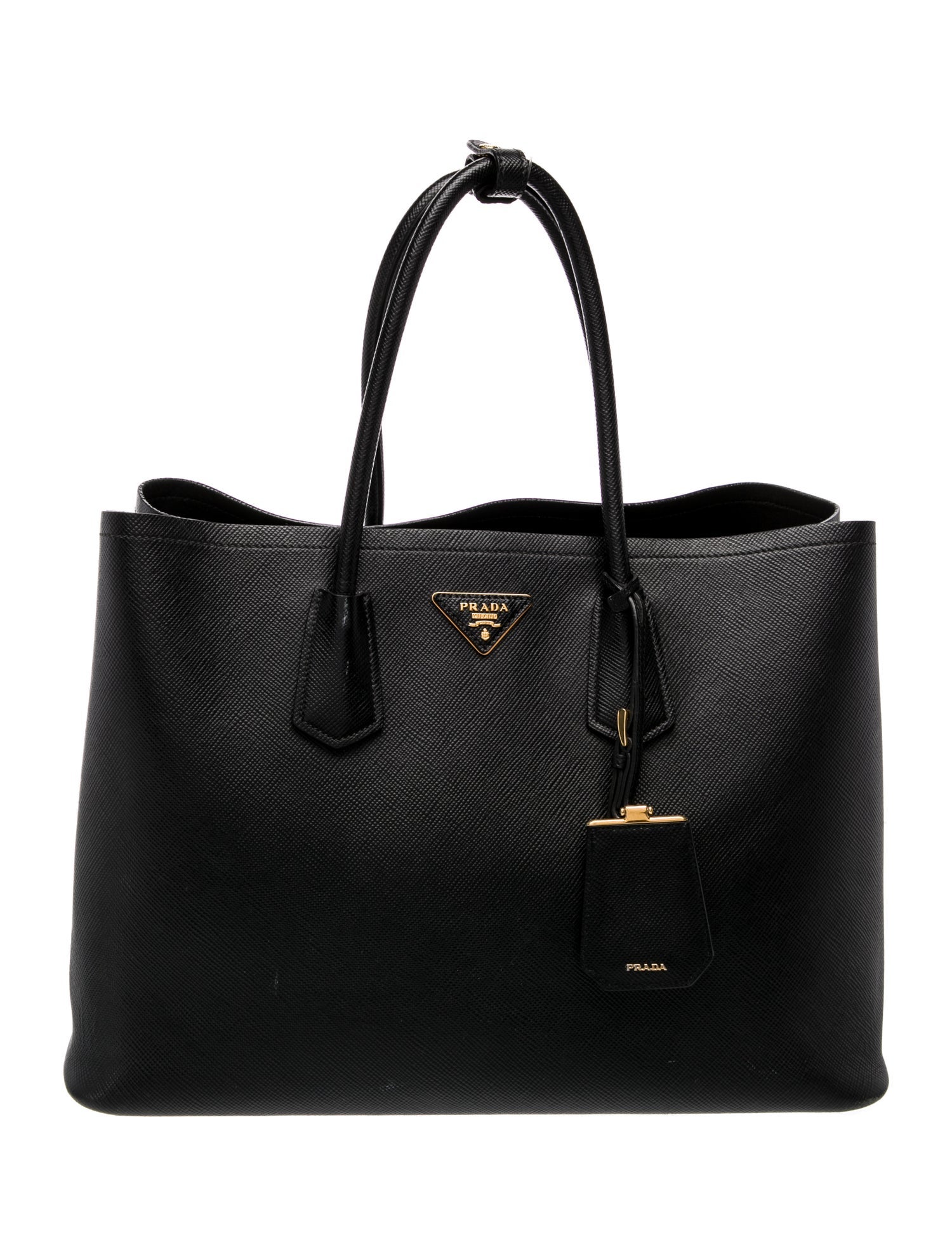 Prada Saffiano Leather Galleria Double Zip XL