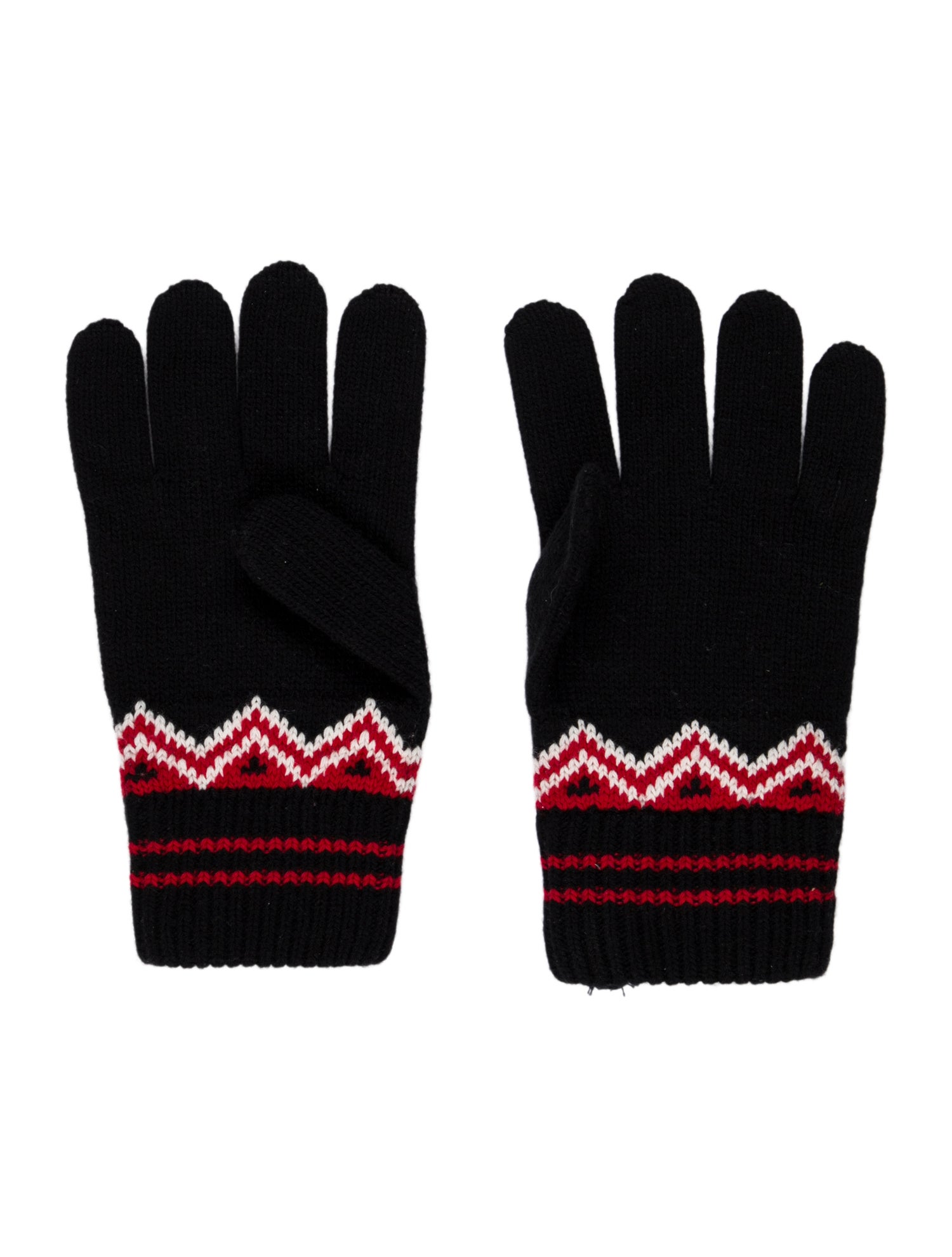 Prada Wool Knit Gloves w/ Tags