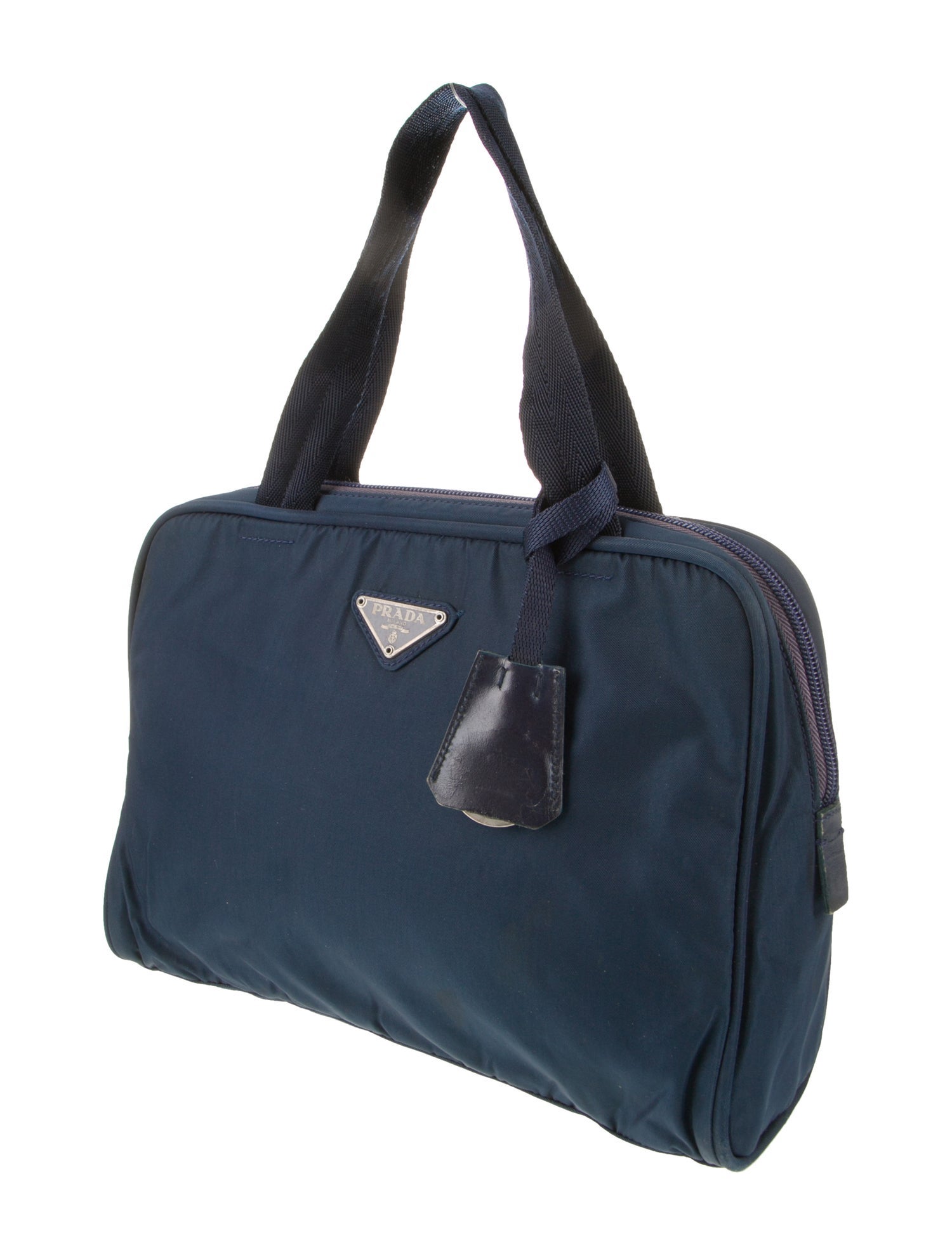 Vela Nylon Top Handle Bag Vintage