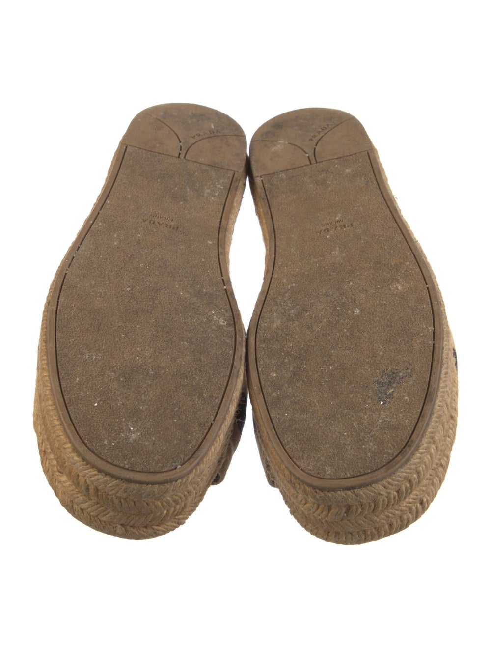 Prada Canvas Colorblock Pattern Espadrilles - image 5