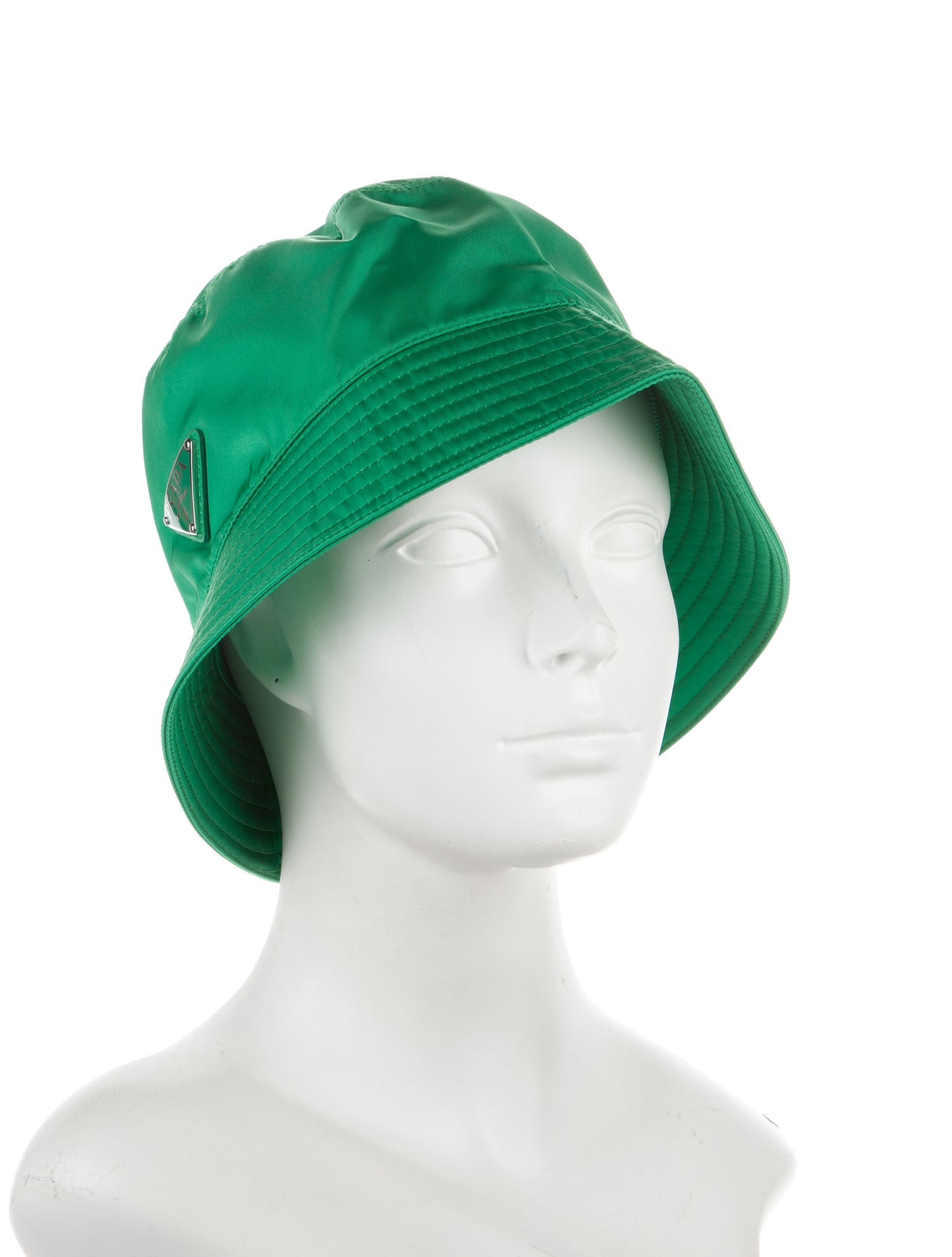 Prada Green Nylon Bucket Hat