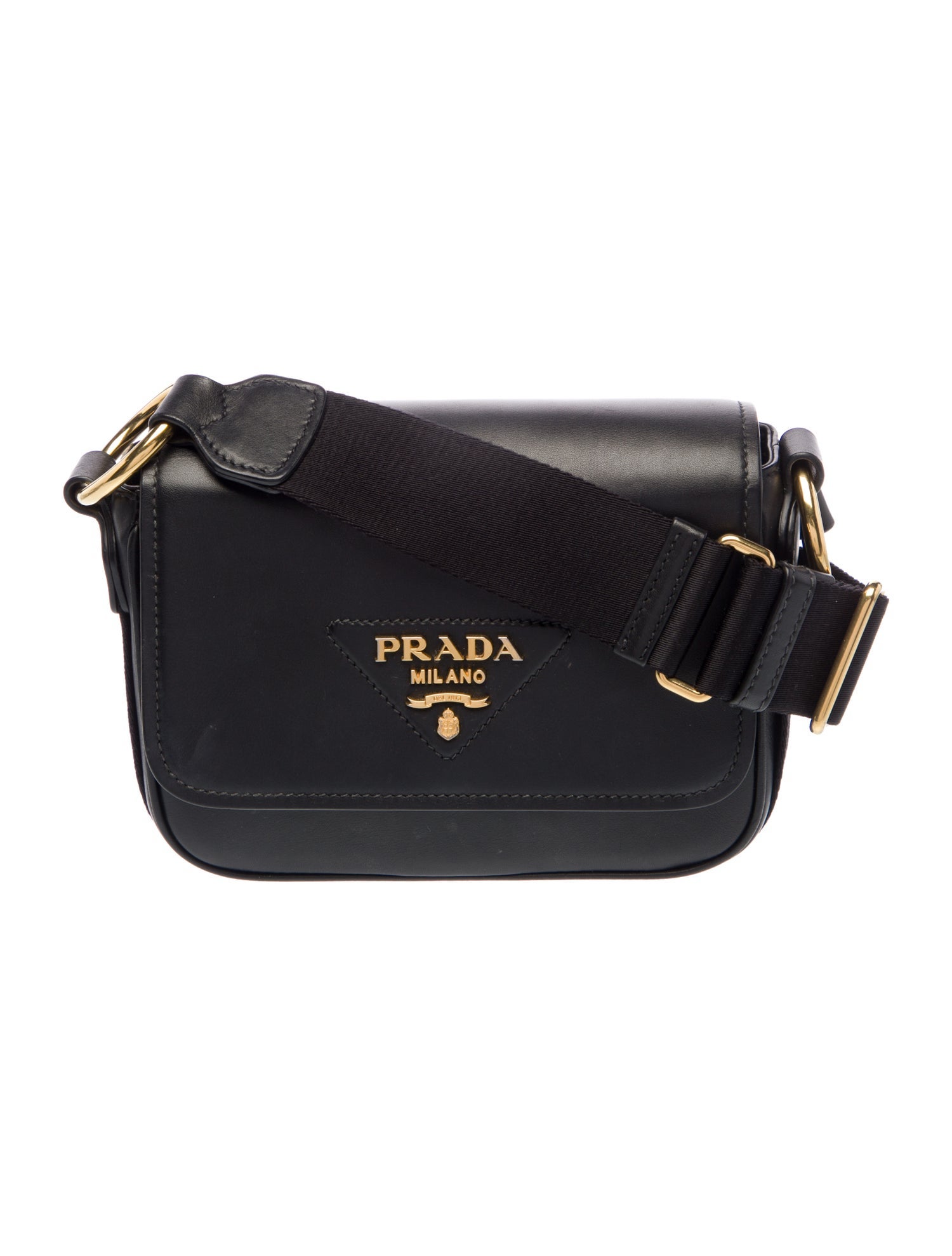 Prada Vitello Leather Crossbody Bag