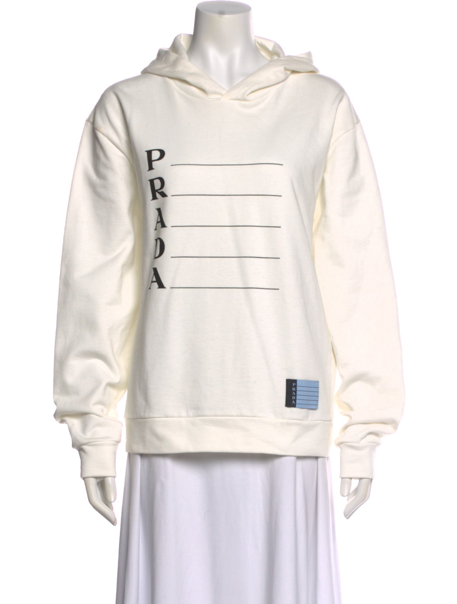 Prada 2020 Graphic Print Hoodie
