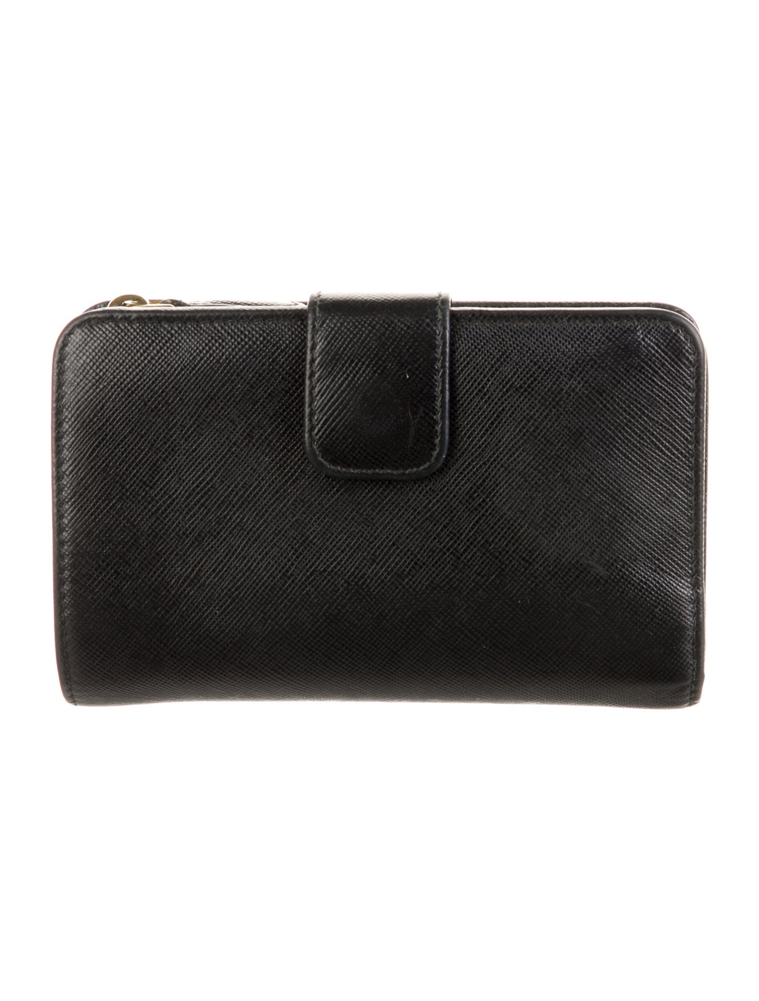 Prada Saffiano Metal Leather French Purse