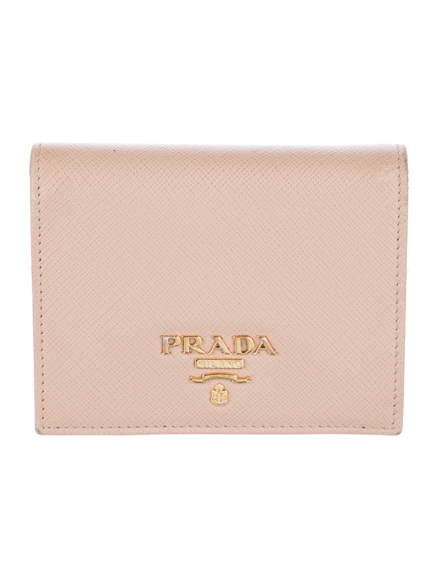 Prada Saffiano Leather Compact Wallet