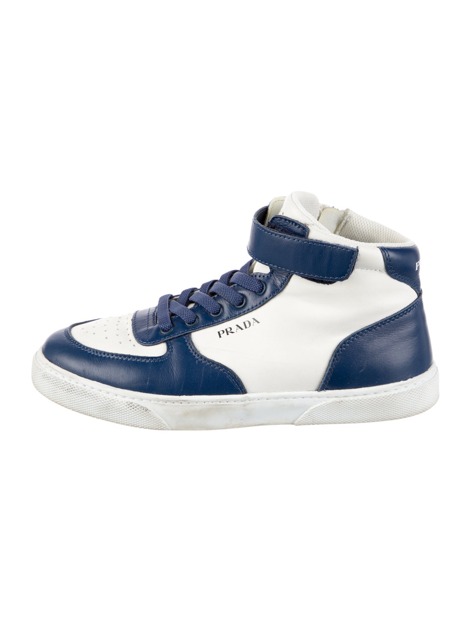 Prada Kids' Boys Leather Low Top Sneakers