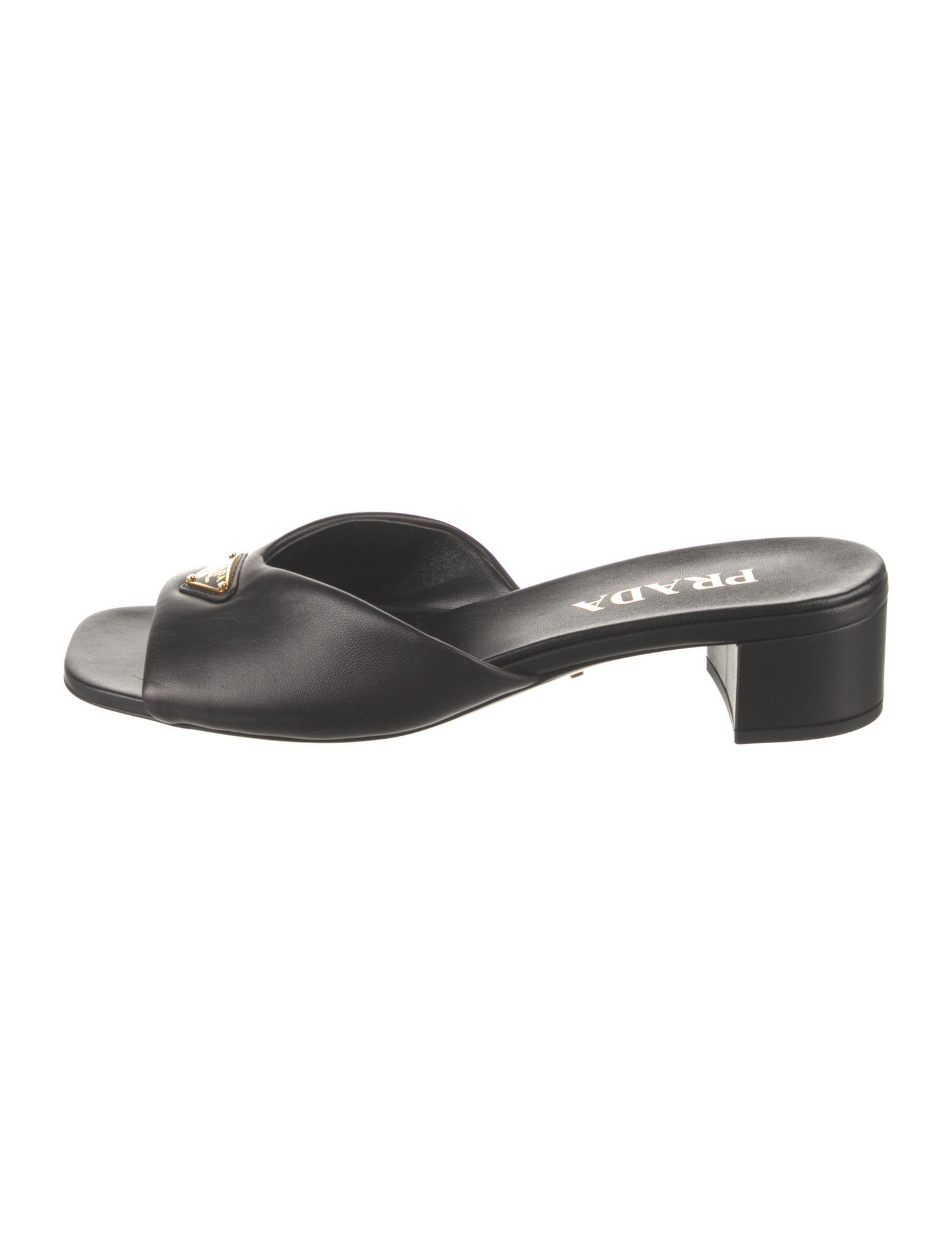 Prada Leather Slides