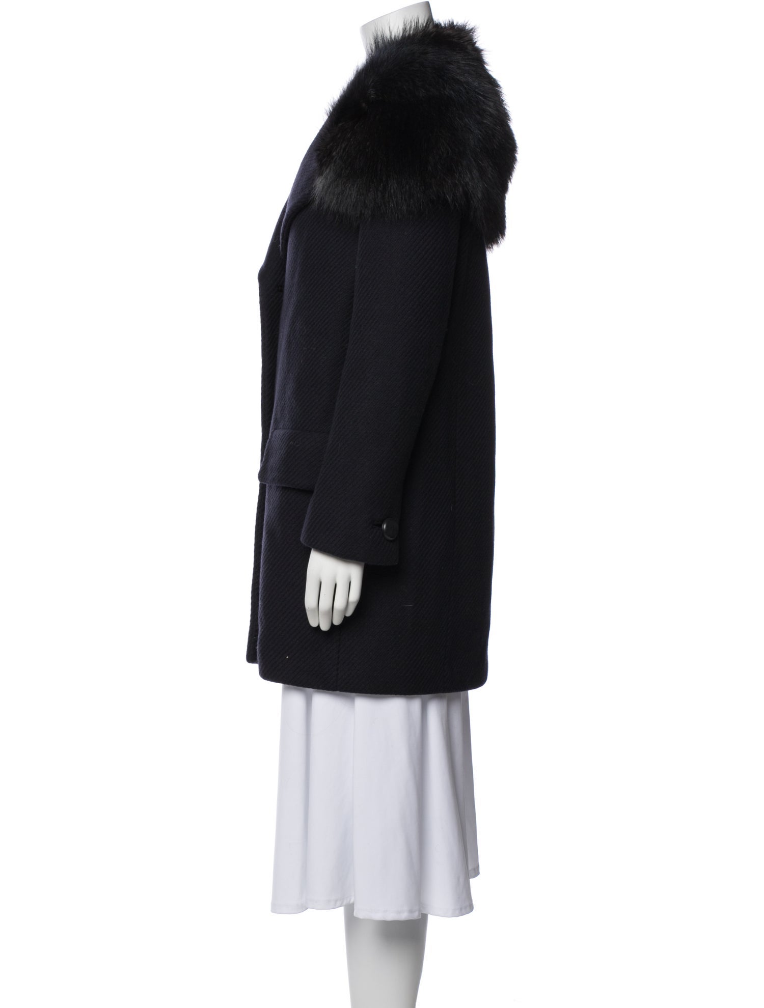 Prada Vintage 2011 Fur Coat