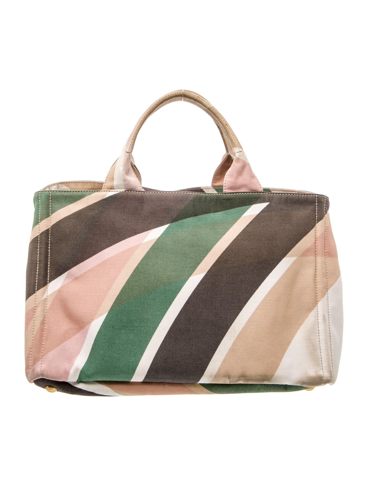 Prada Canvas Canapa Tote