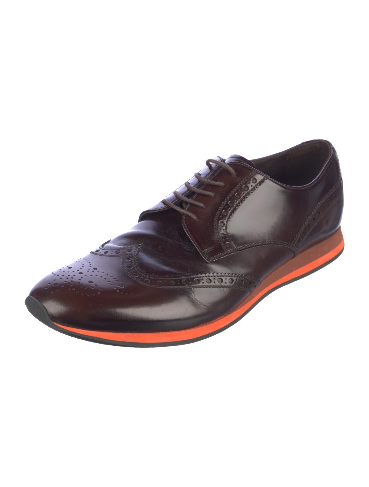 Prada Leather Brogues