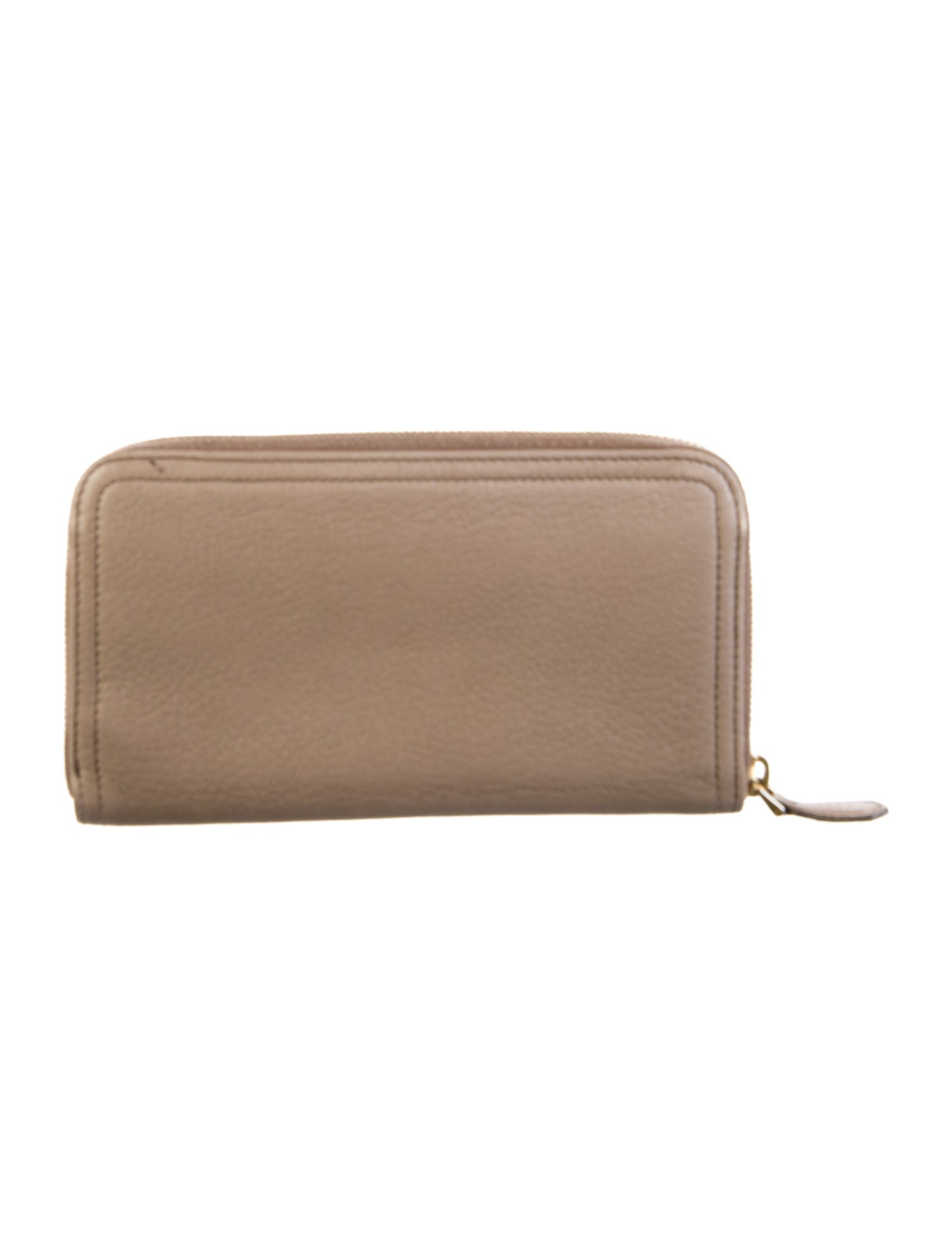 Prada Vitello Daino Leather Continental Wallet