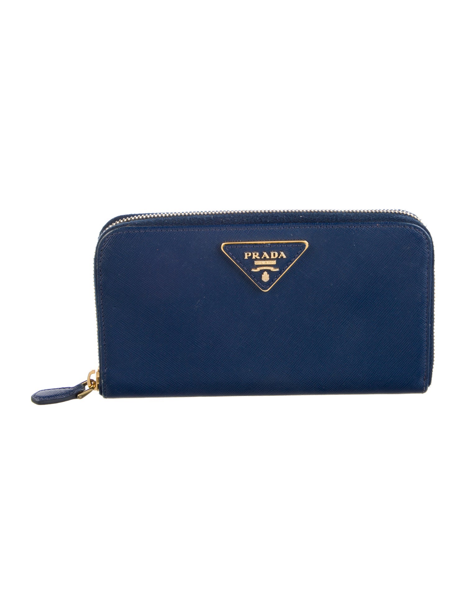 Prada Saffiano Metal Leather Continental Wallet