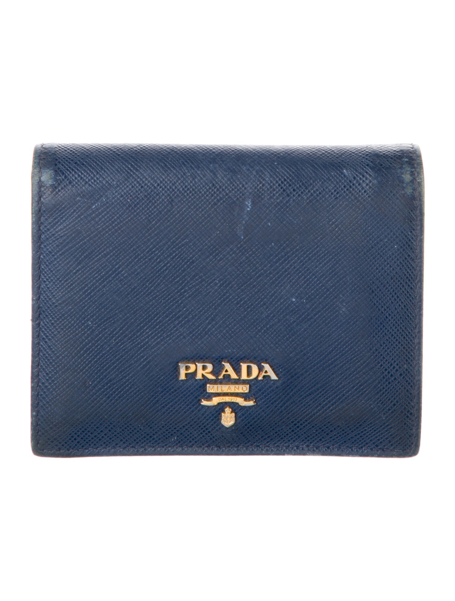 Prada Saffiano Metal Leather Wallet