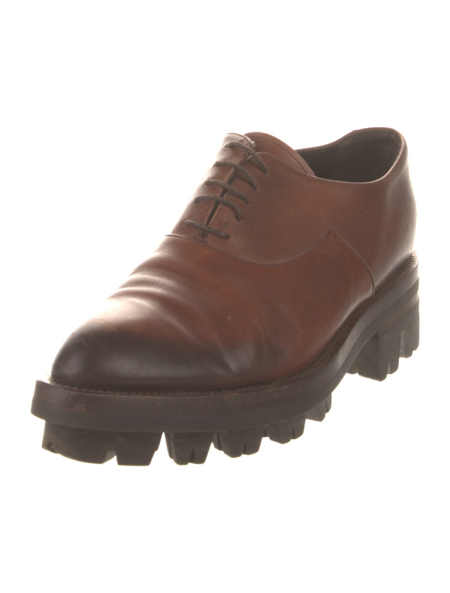 Prada Leather Oxfords