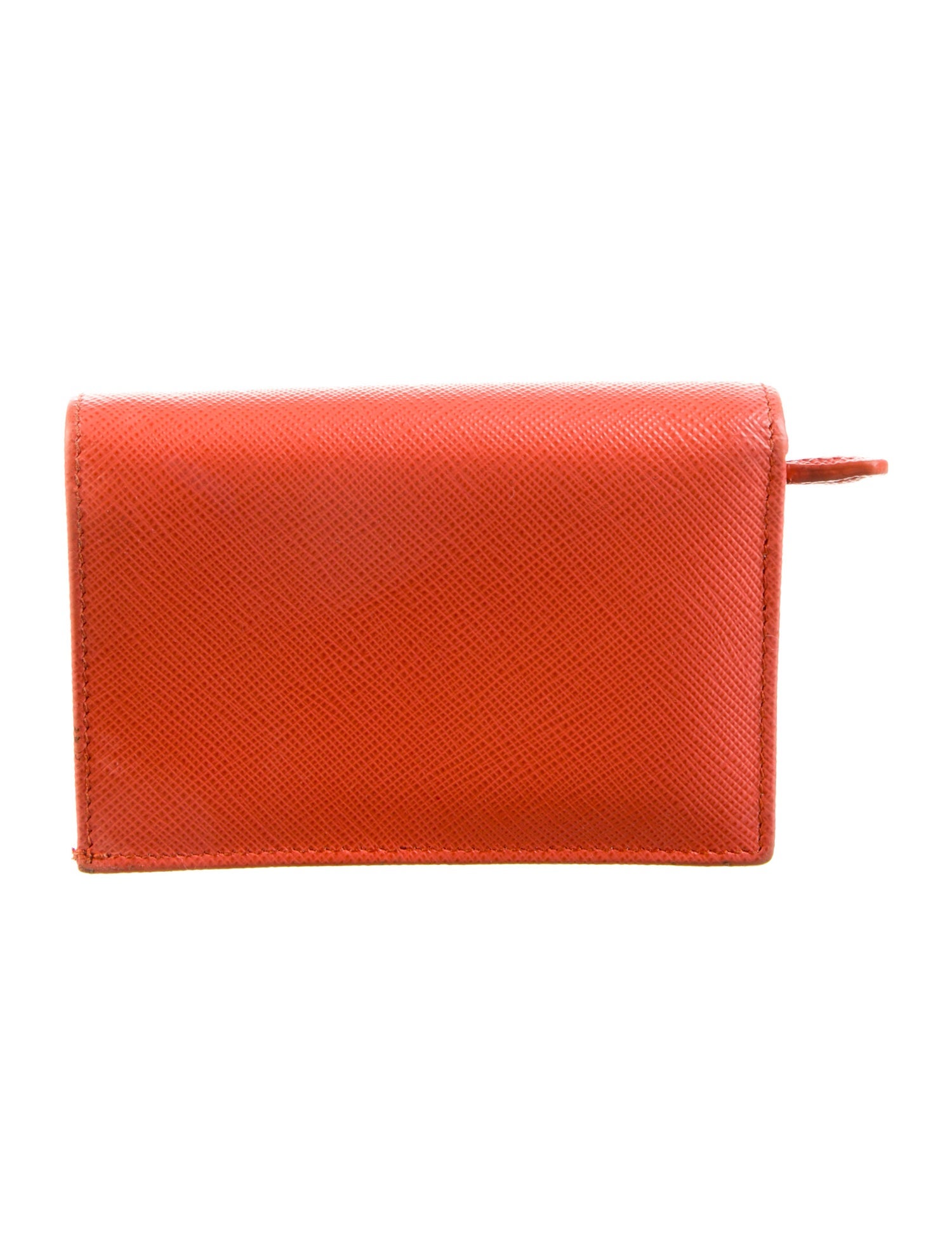 Prada Saffiano Lux Leather Compact Wallet