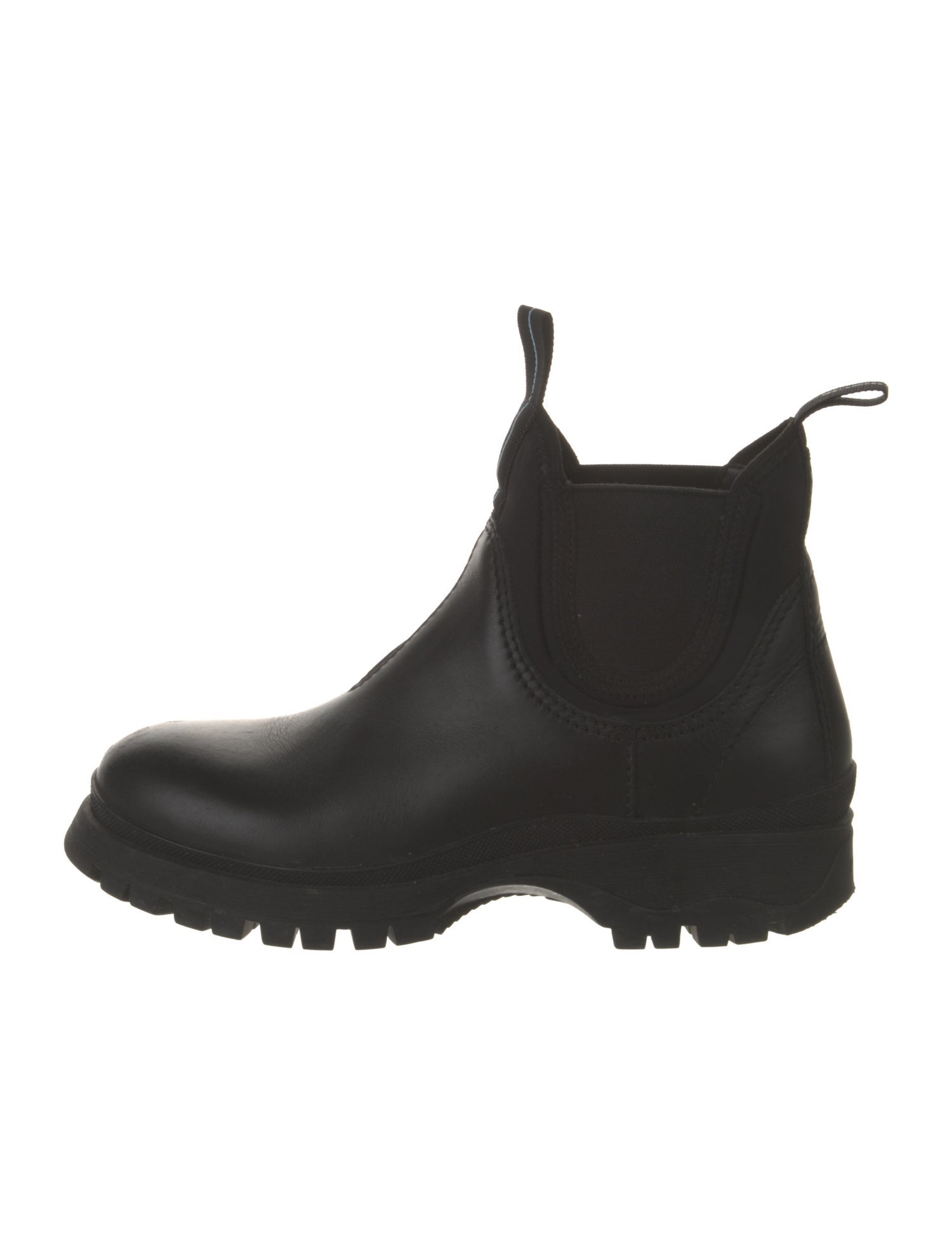 Prada Leather Chelsea Boots
