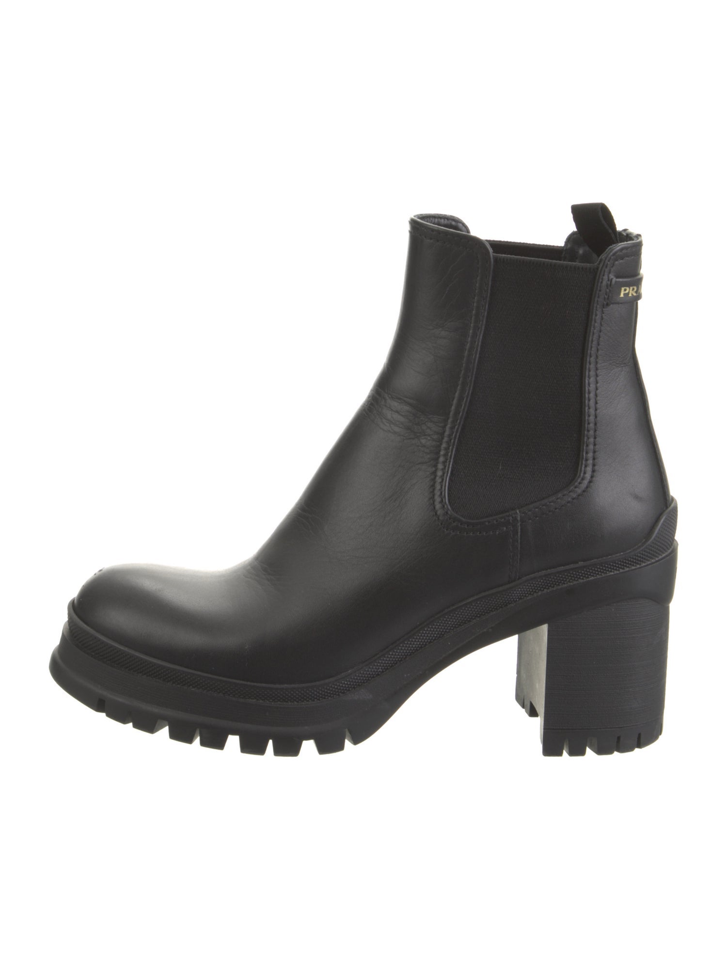 Prada Leather Chelsea Boots
