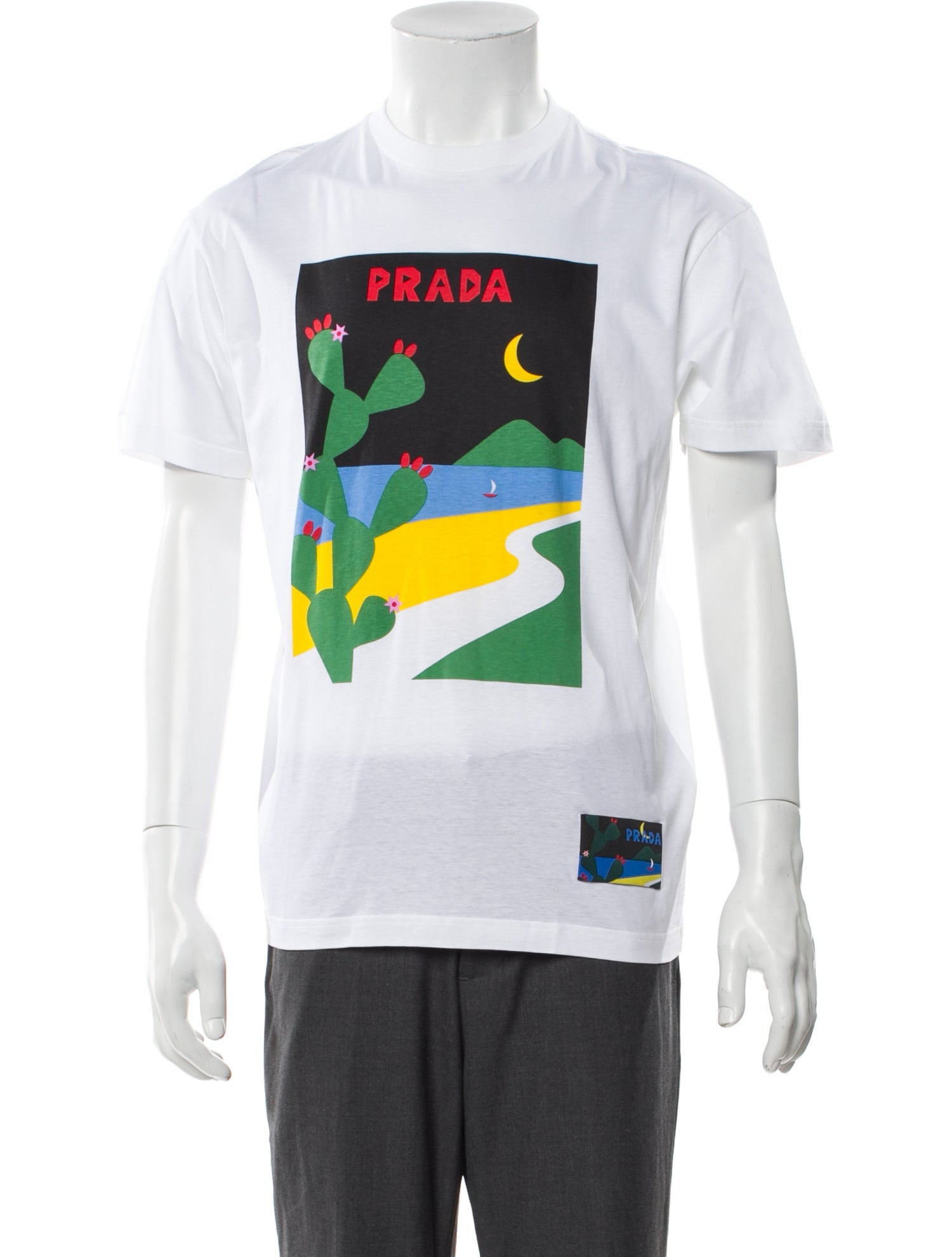 Prada 2017 Graphic Print T-Shirt