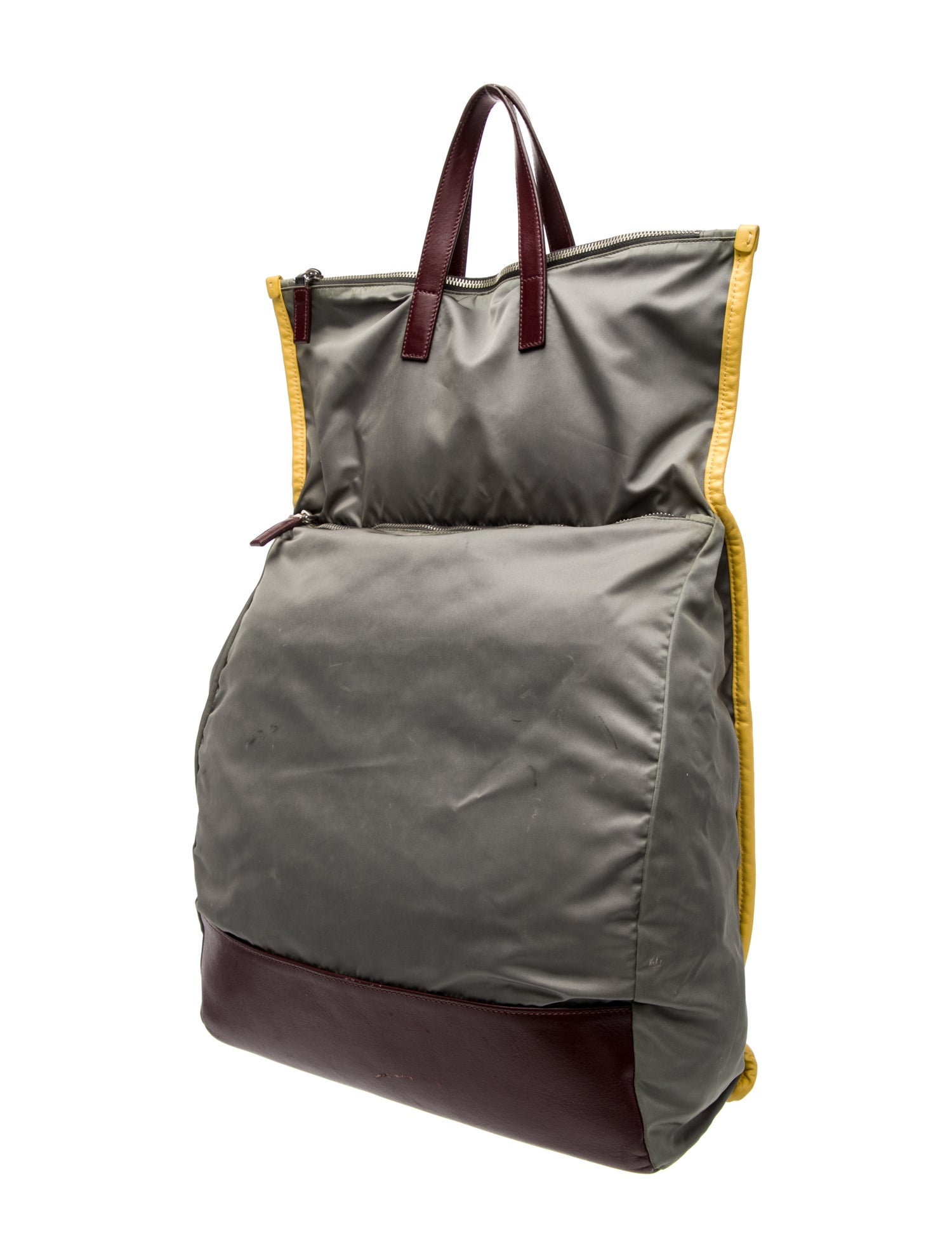 1017 Alyx 9SM Faux Leather Backpack Bag - Black Backpacks