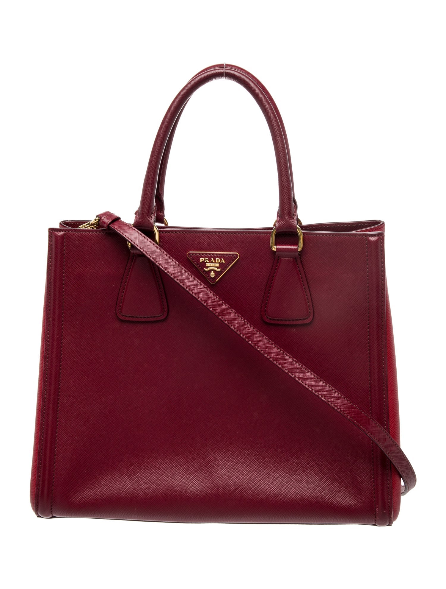 Prada Saffiano Leather Top Handle Bag