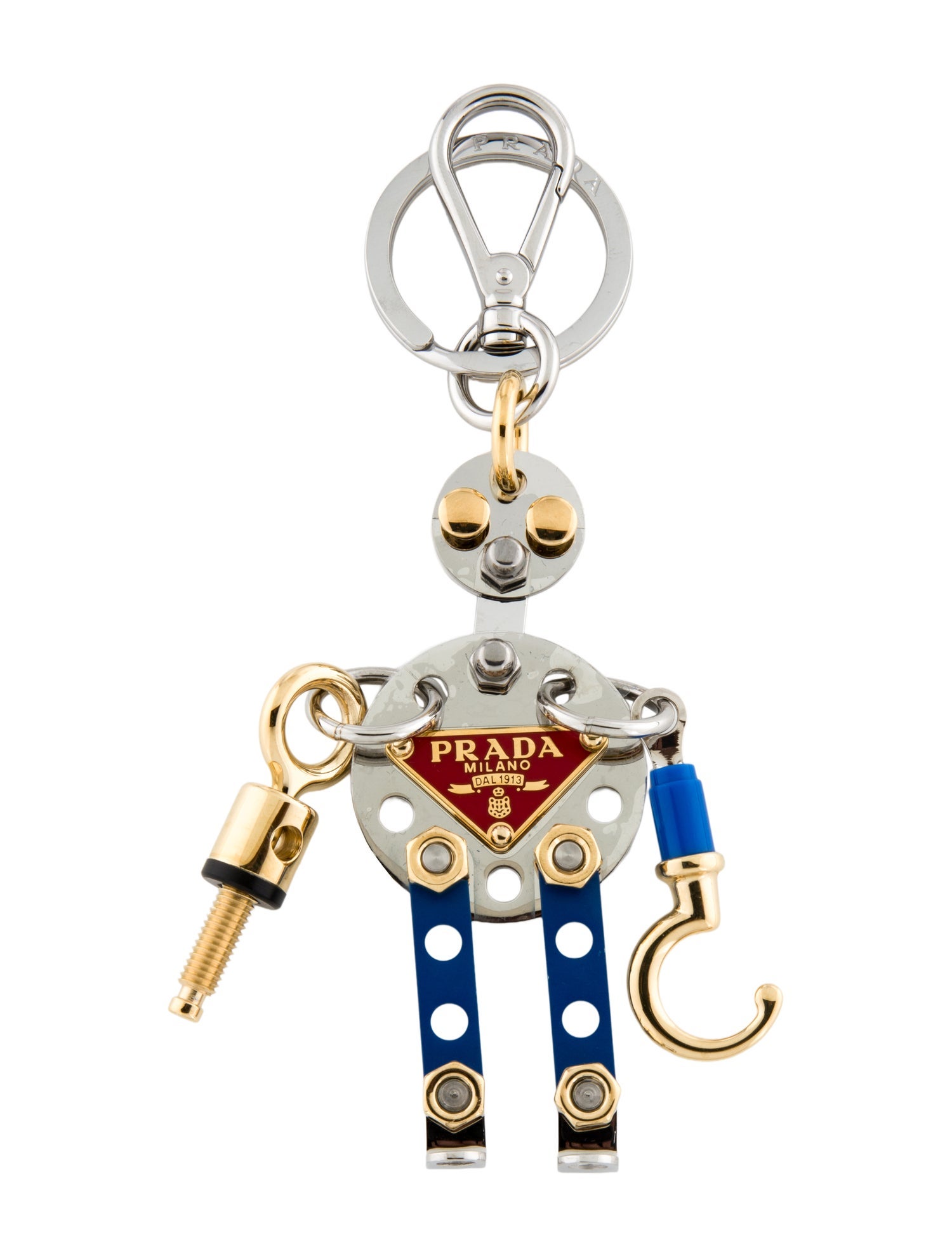 Prada Robot Metal Keychain