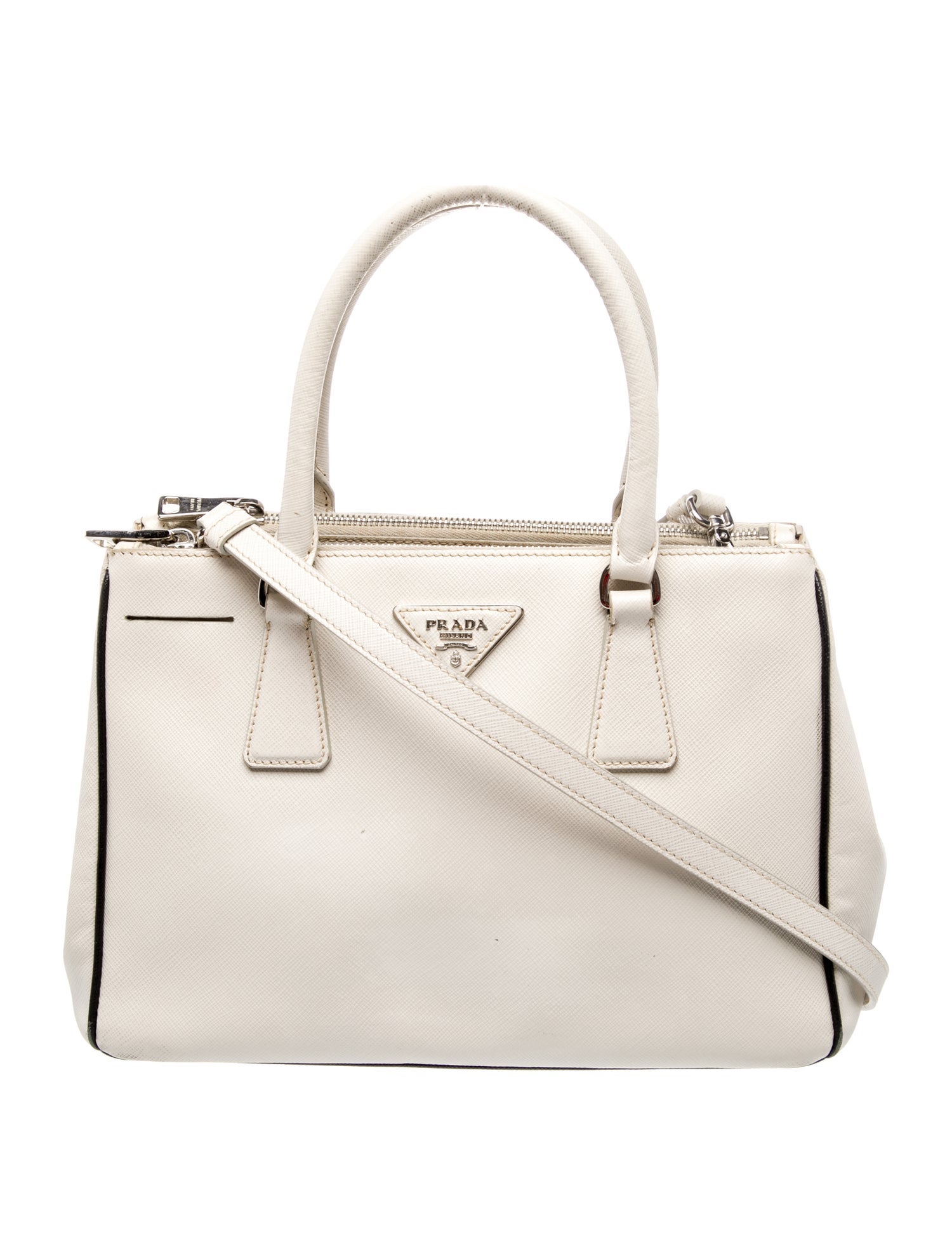 Prada Signature Galleria Double Zip Small