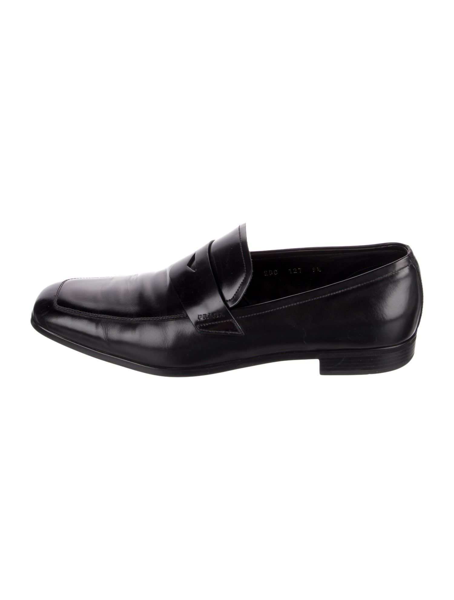 Prada Leather Dress Loafers