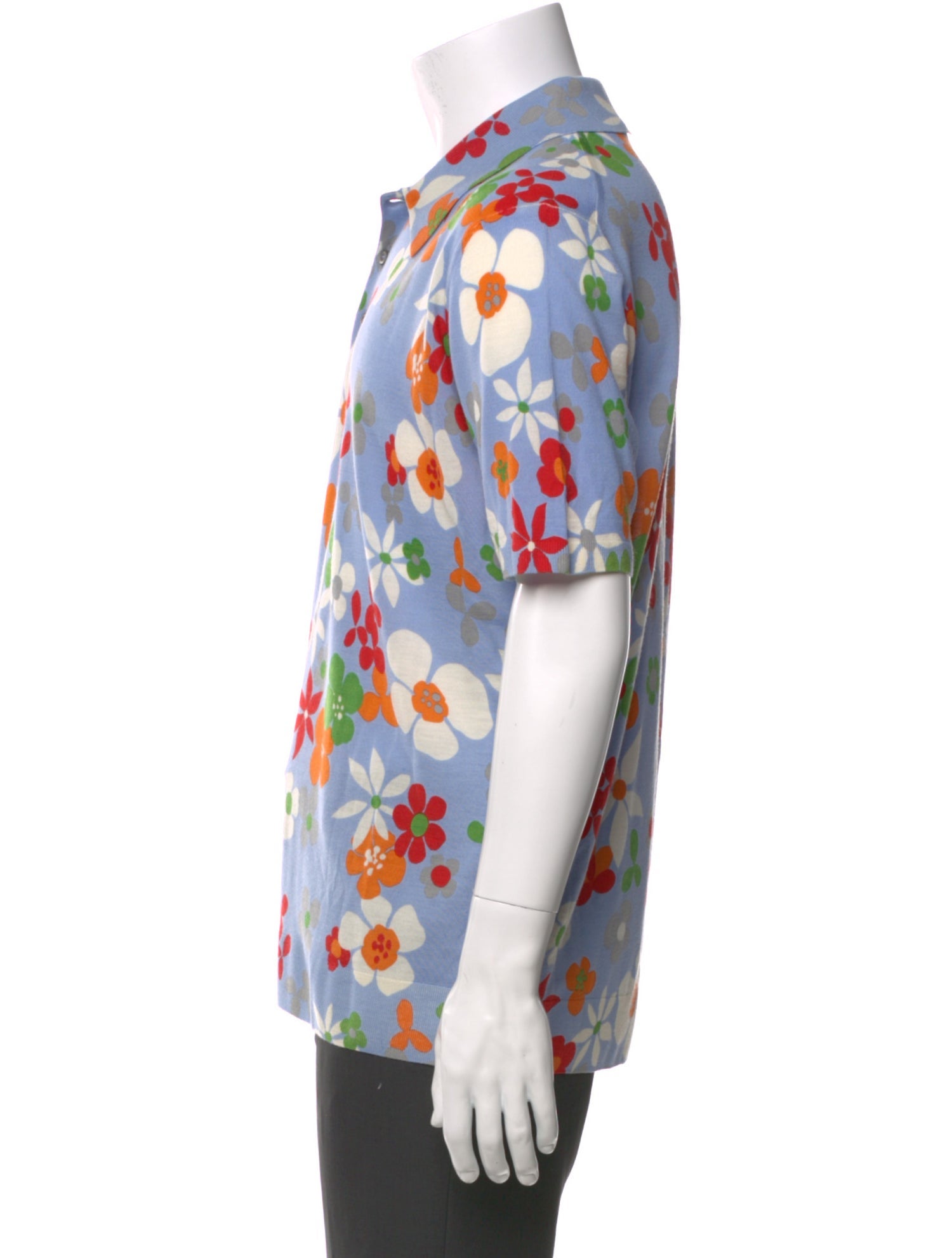 Prada 2019 Virgin Wool Polo Shirt