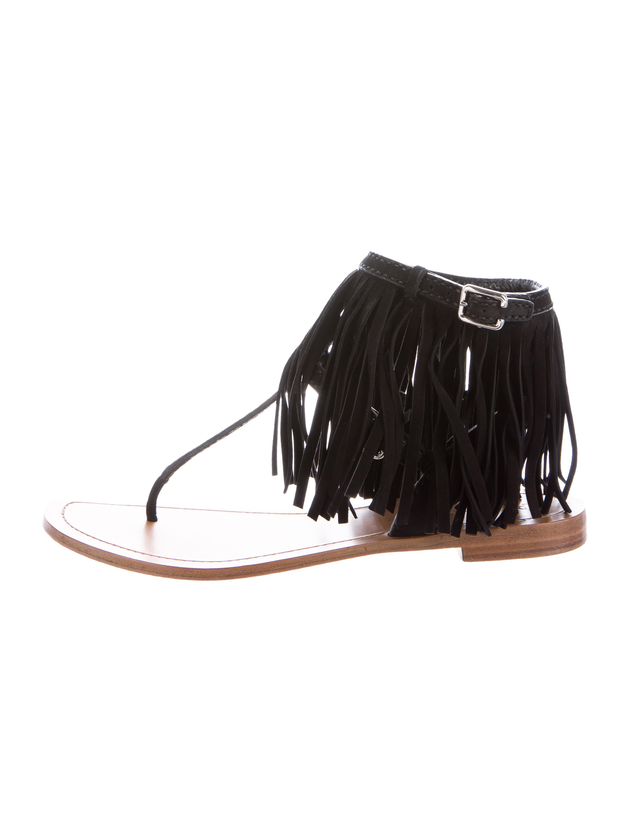 prada fringe sandals