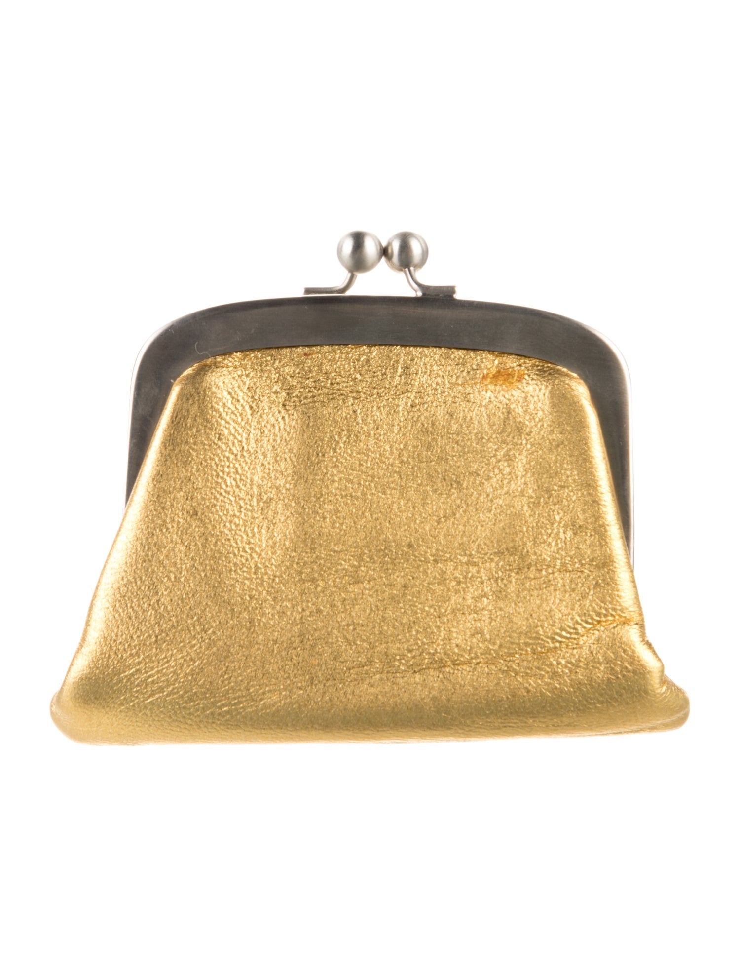 Prada womens' leather coin pouch