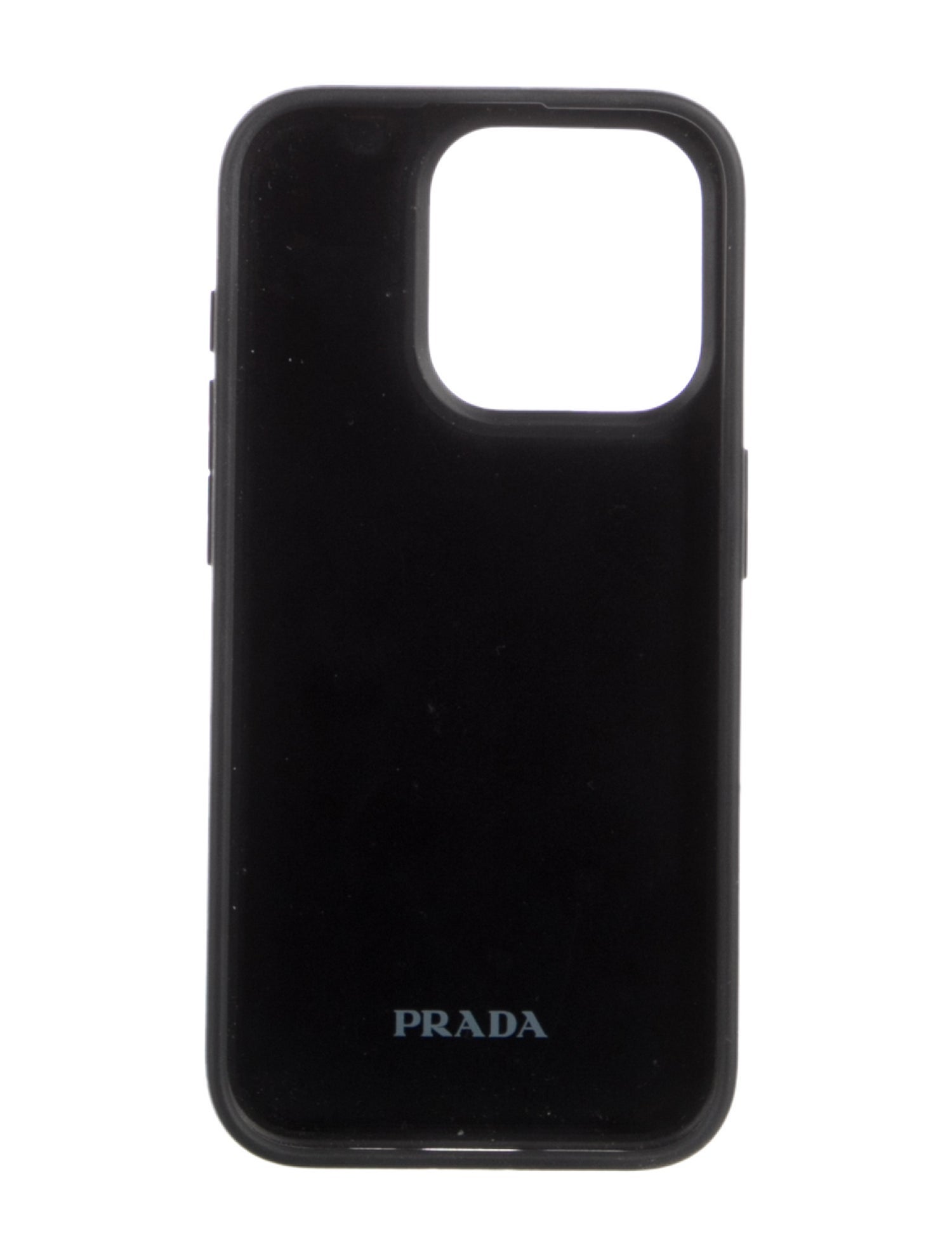 Prada Enameled Metal Triangle Saffiano iPhone 16 Pro Phone Case