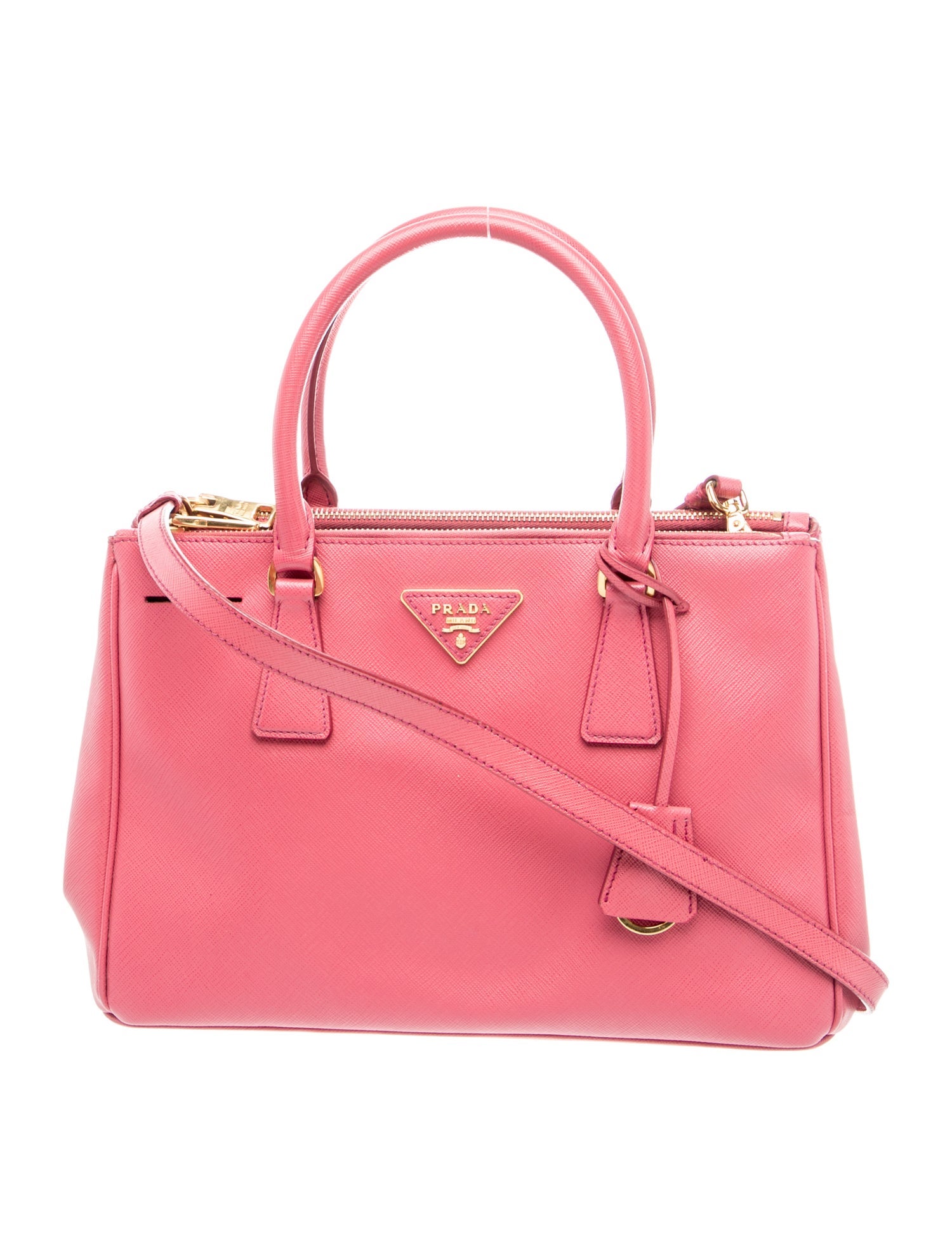 Prada Saffiano Leather Galleria Double Zip Medium