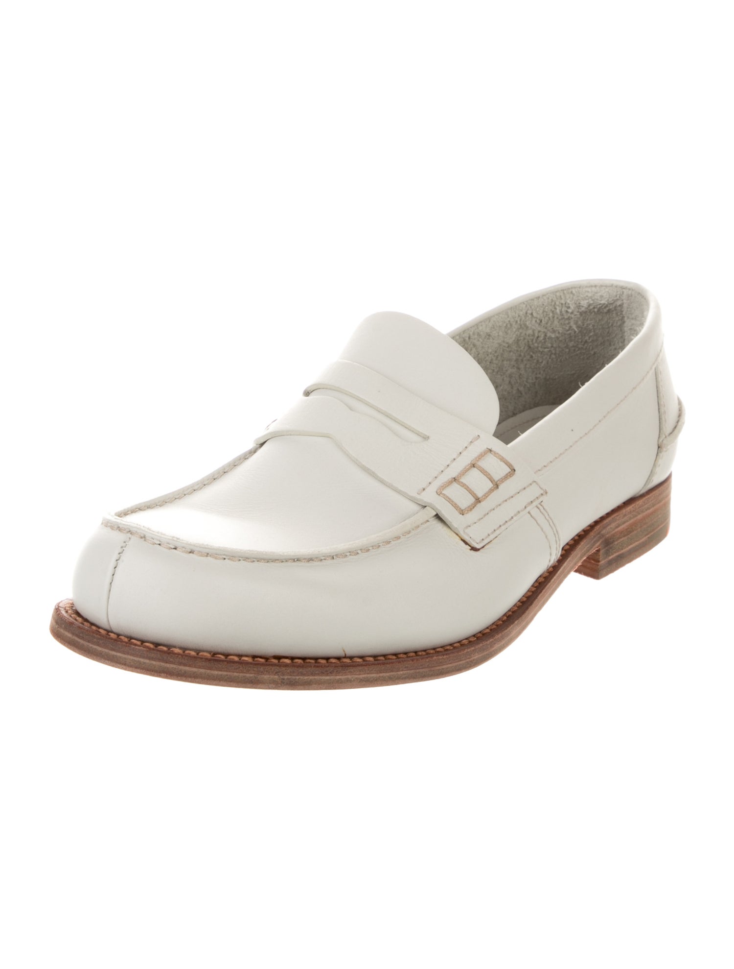 Prada Leather Dress Loafers