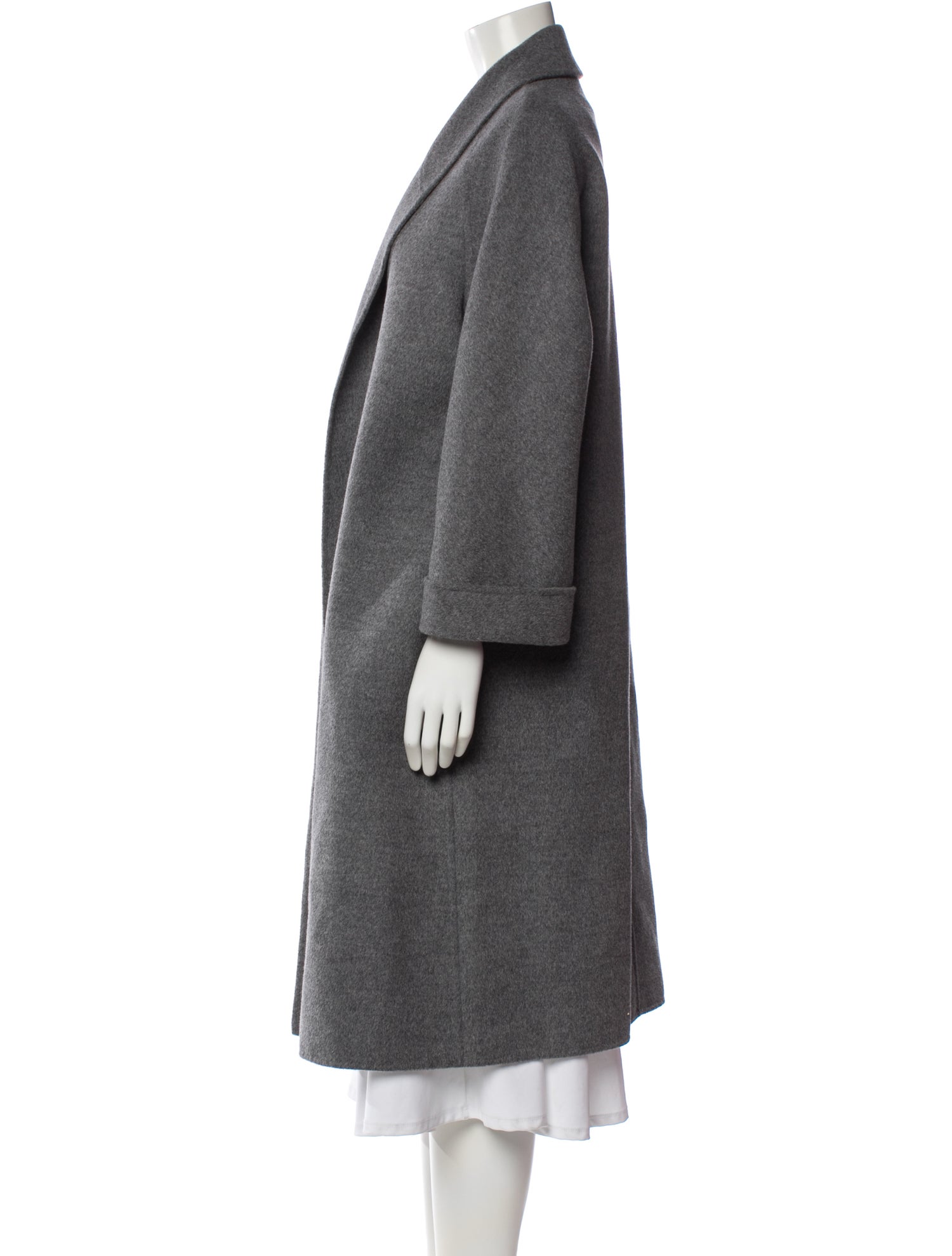 Prada 2019 Virgin Wool Faux Fur Coat