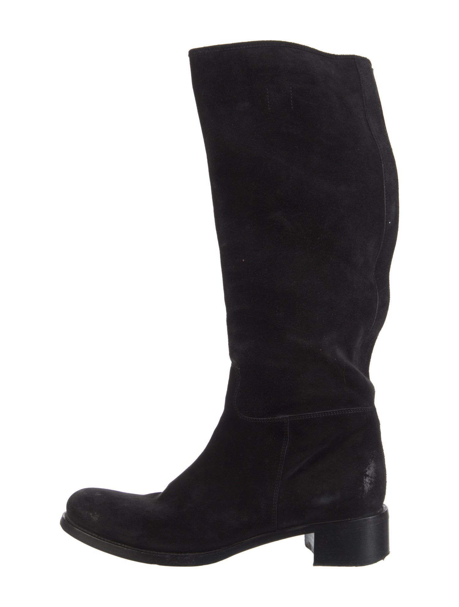 Prada Suede Riding Boots