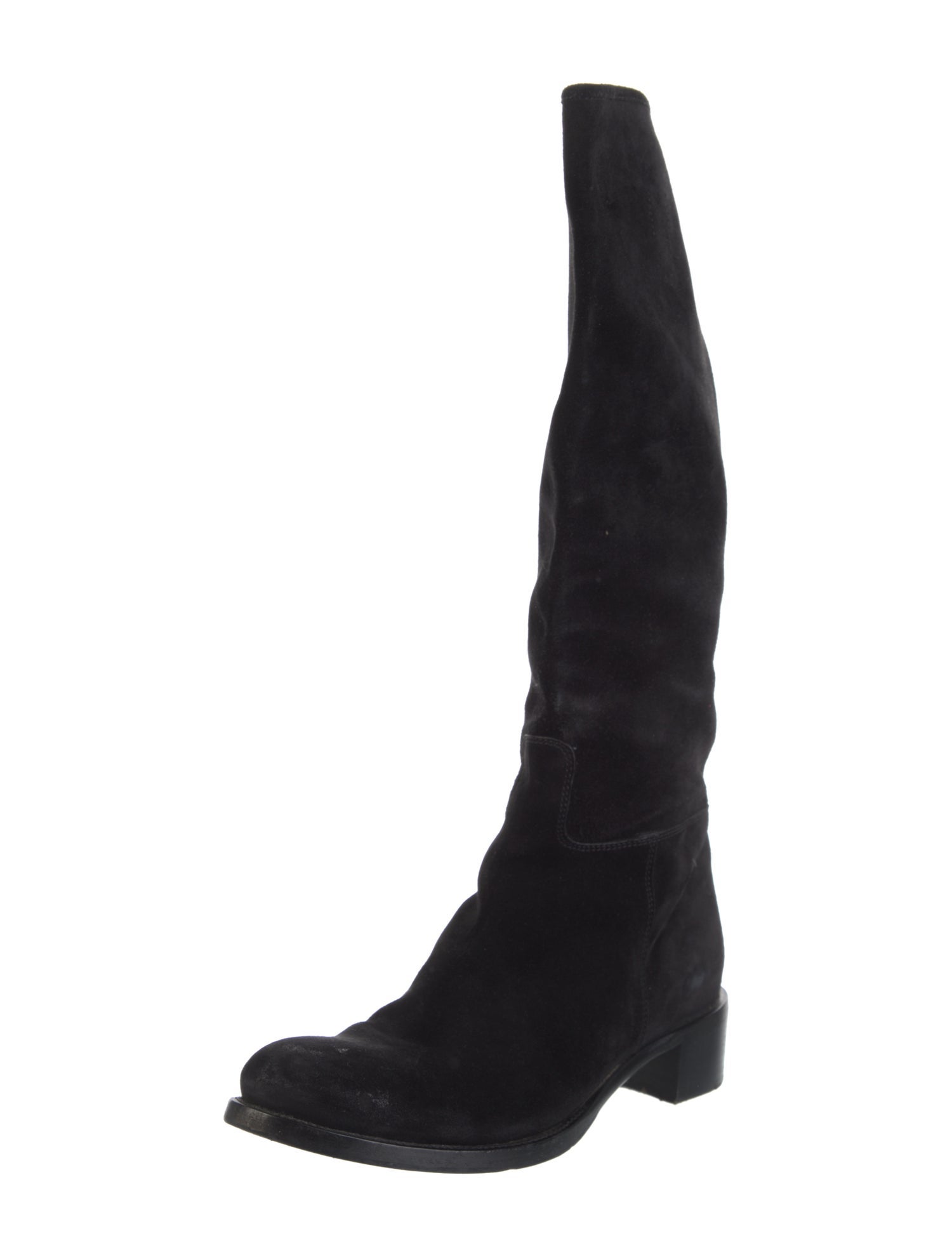 Prada Suede Riding Boots