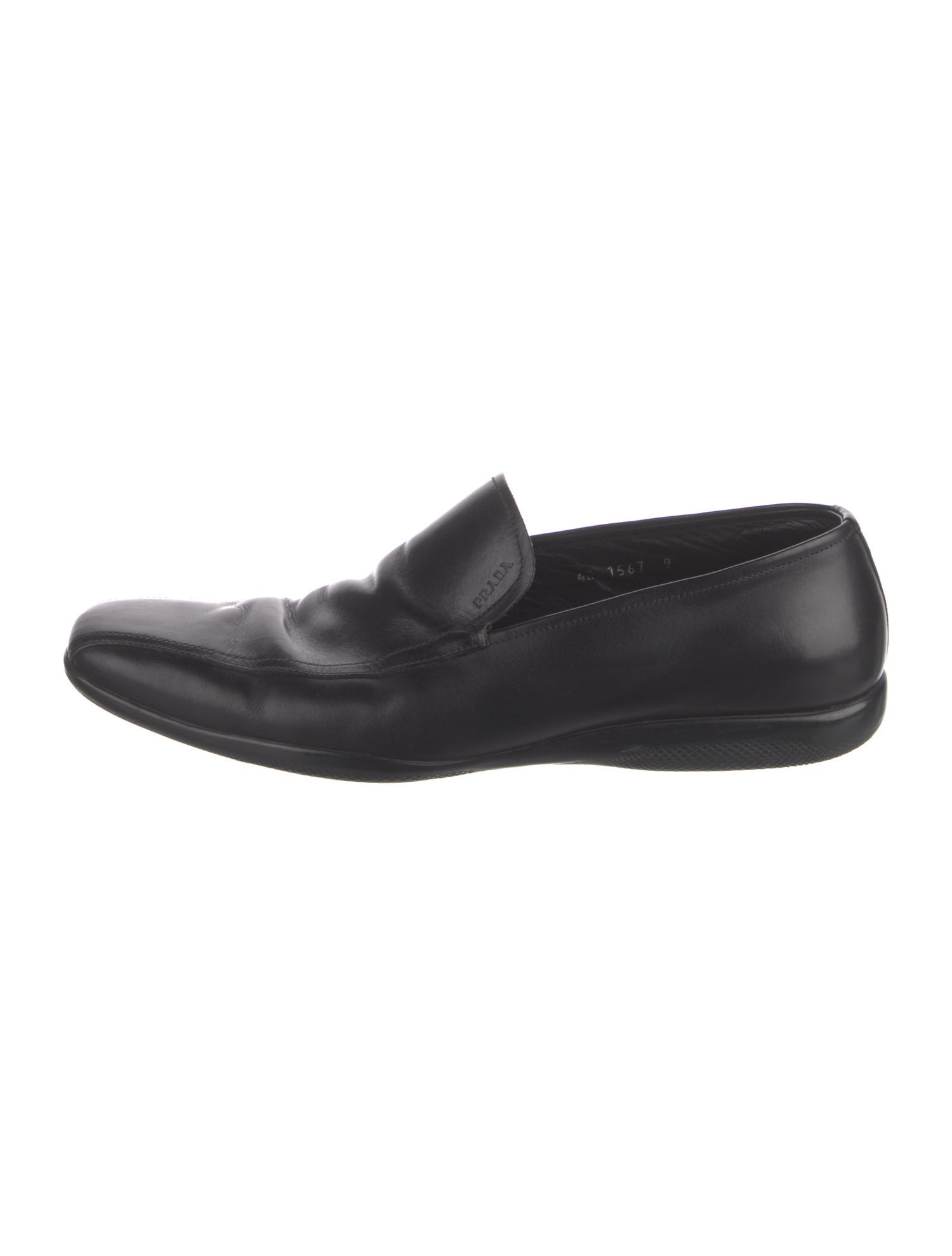 Prada Leather Dress Loafers